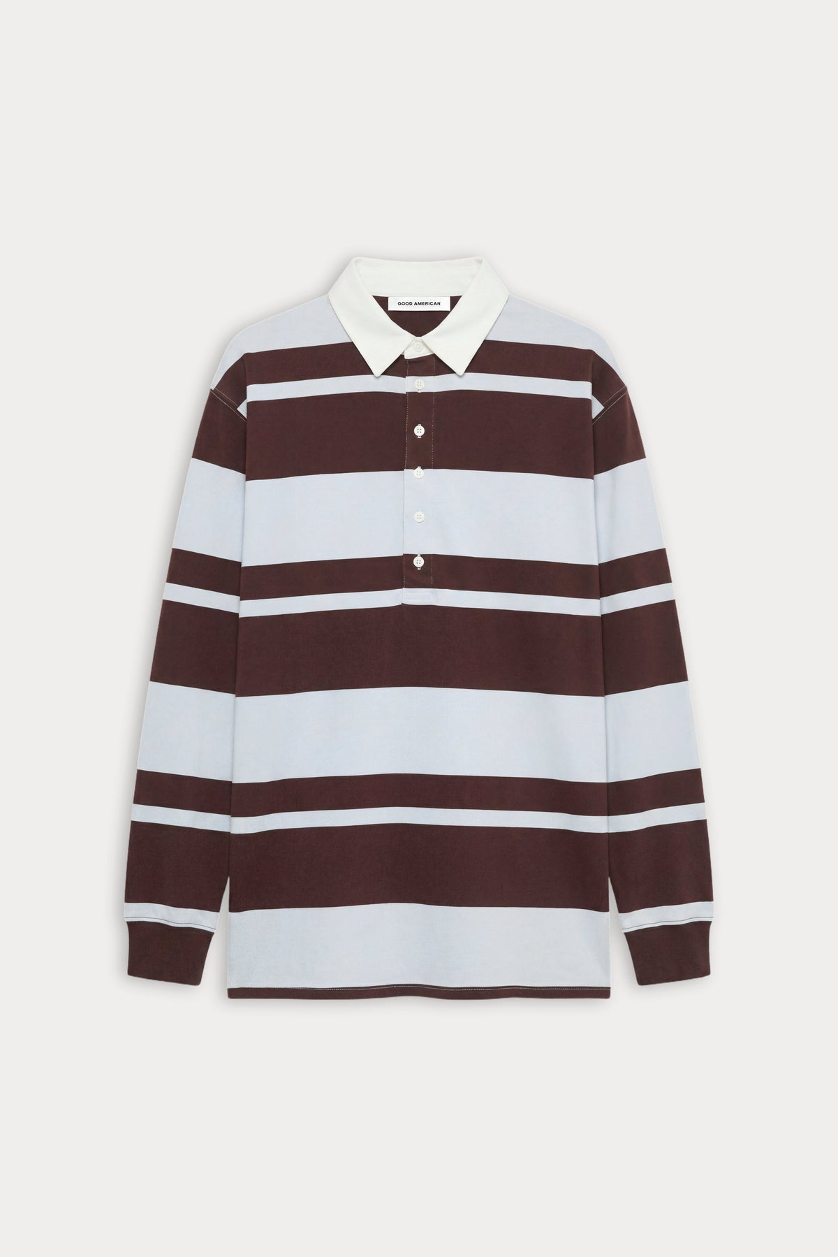Premium THE KNIT RUGBY MINI DRESS SKY MOCHA CLUB STRIPE