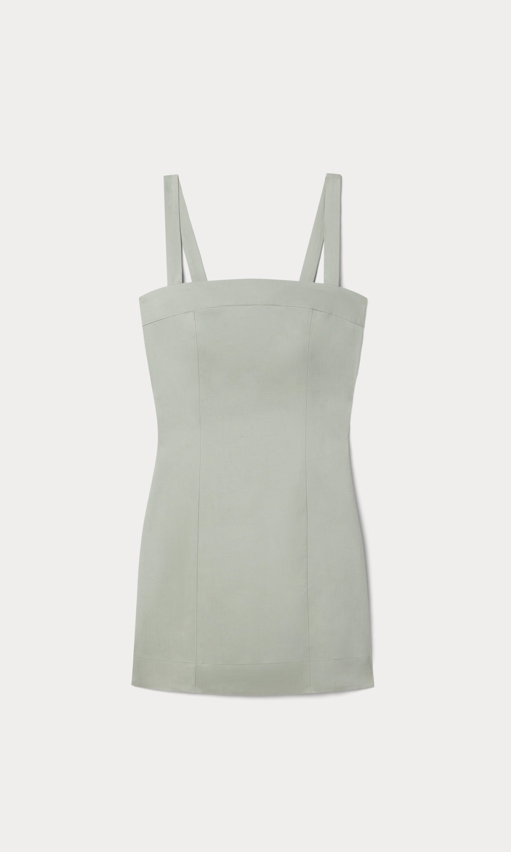 Premium THE STRUCTURED LINEN MINI DRESS MOSSWELL