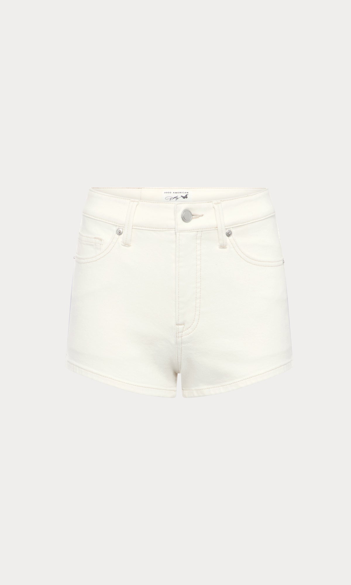 Premium DOLLY GOOD GIRLFRIEND CHEEKY SHORTS VINTAGE WHITE