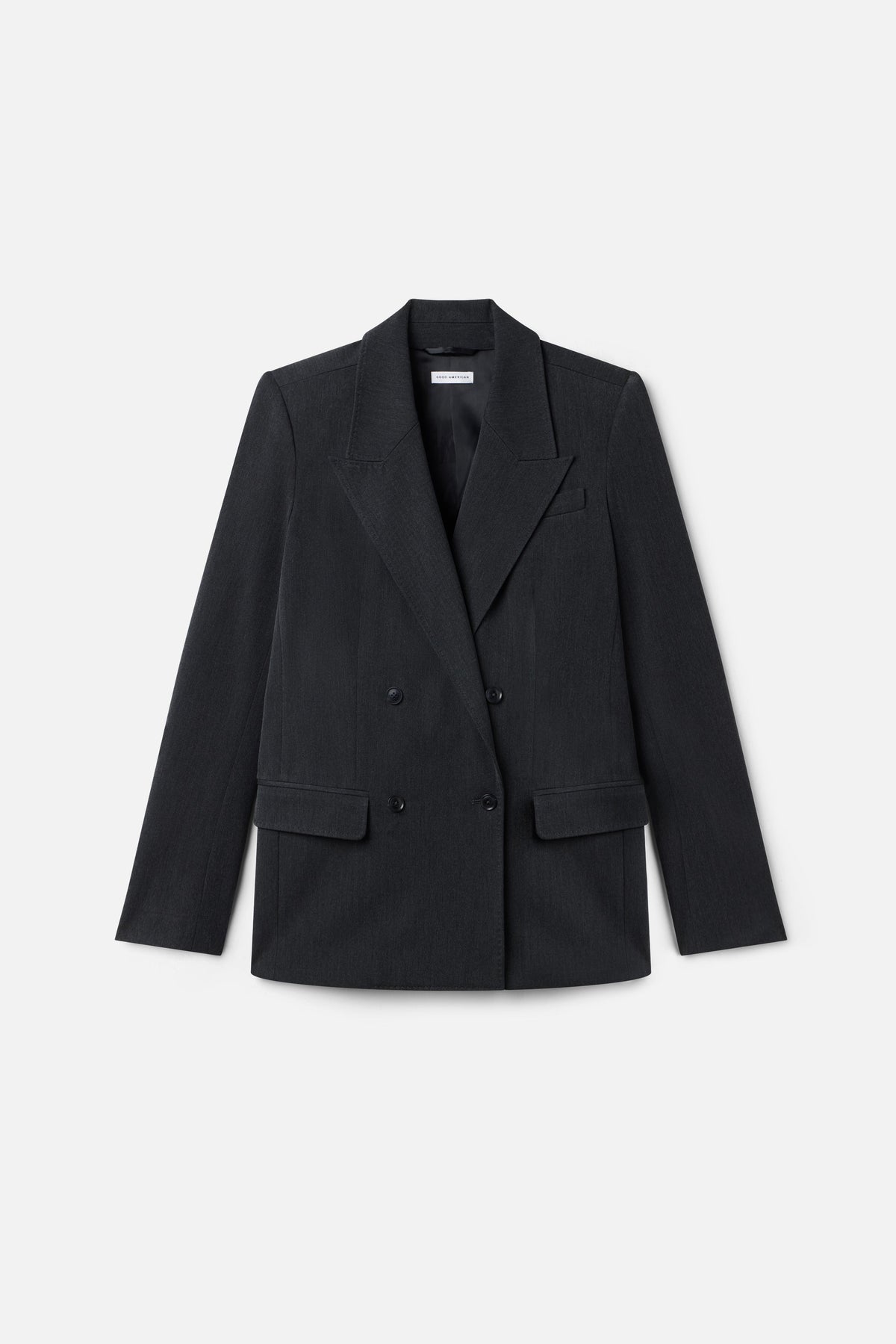 Premium ESSENTIAL SUITING OVERSIZED DOUBLE BREASTED BLAZER DARK HEATHER GRAY