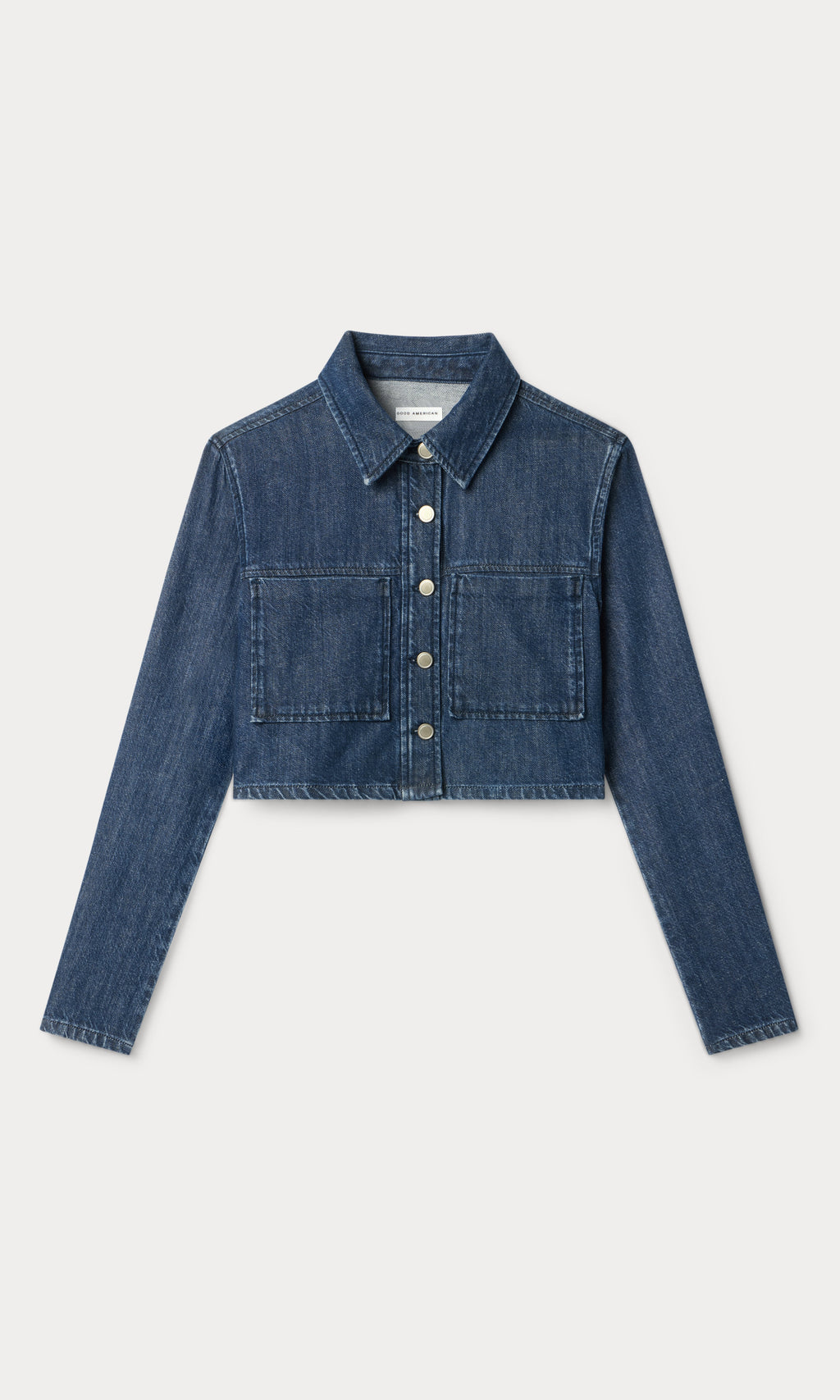 Premium DENIM CROPPED JACKET INDIGO1187