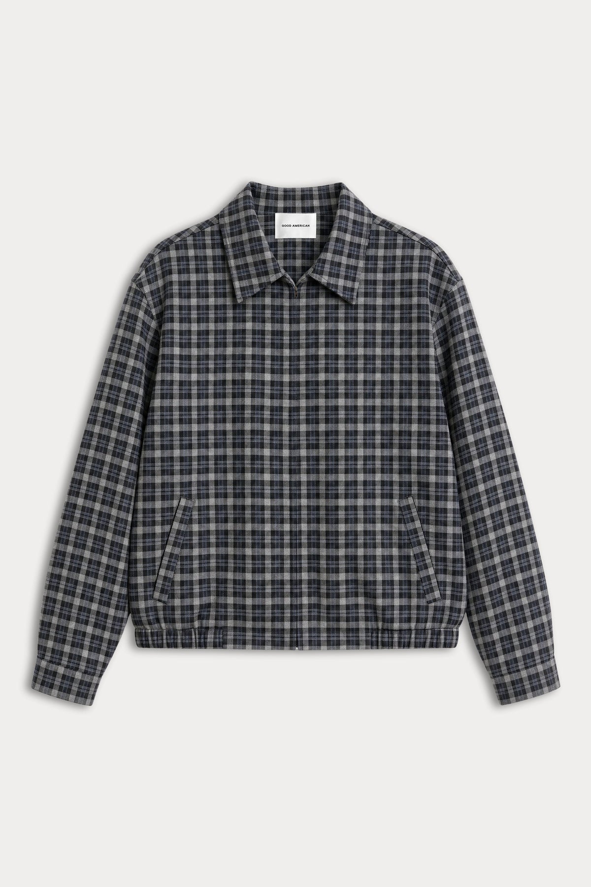 Premium THE LIGHTWEIGHT BOMBER JACKET CHARCOAL PLAID