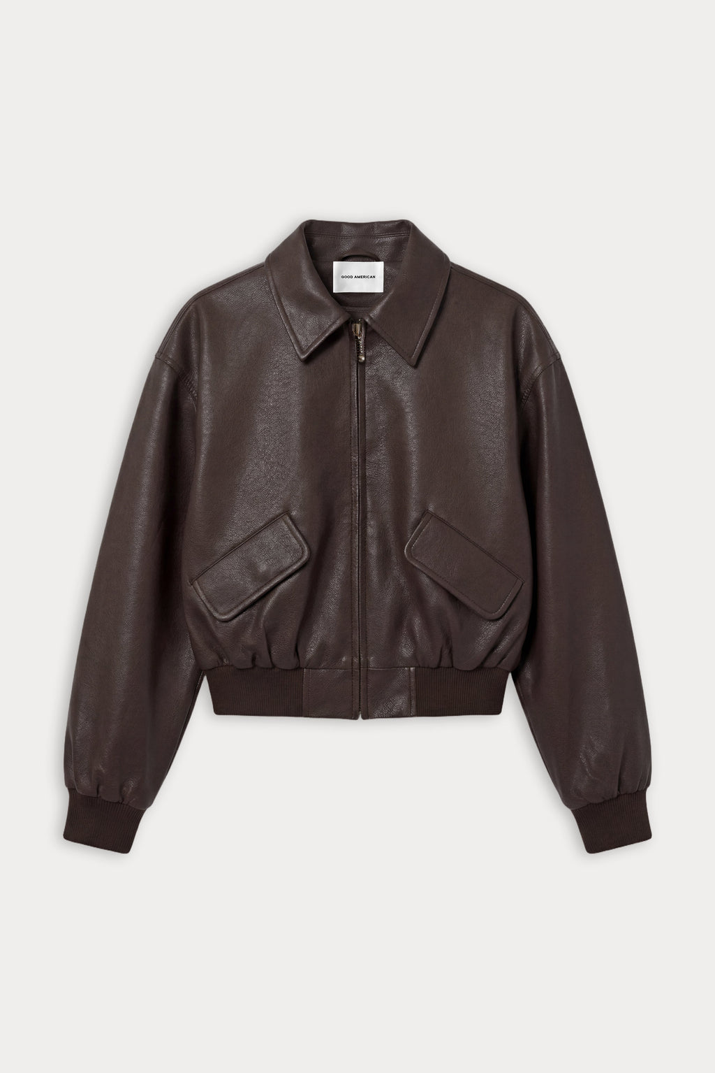 Premium THE BETTER THAN LEATHER BOMBER JACKET ESPRESSO