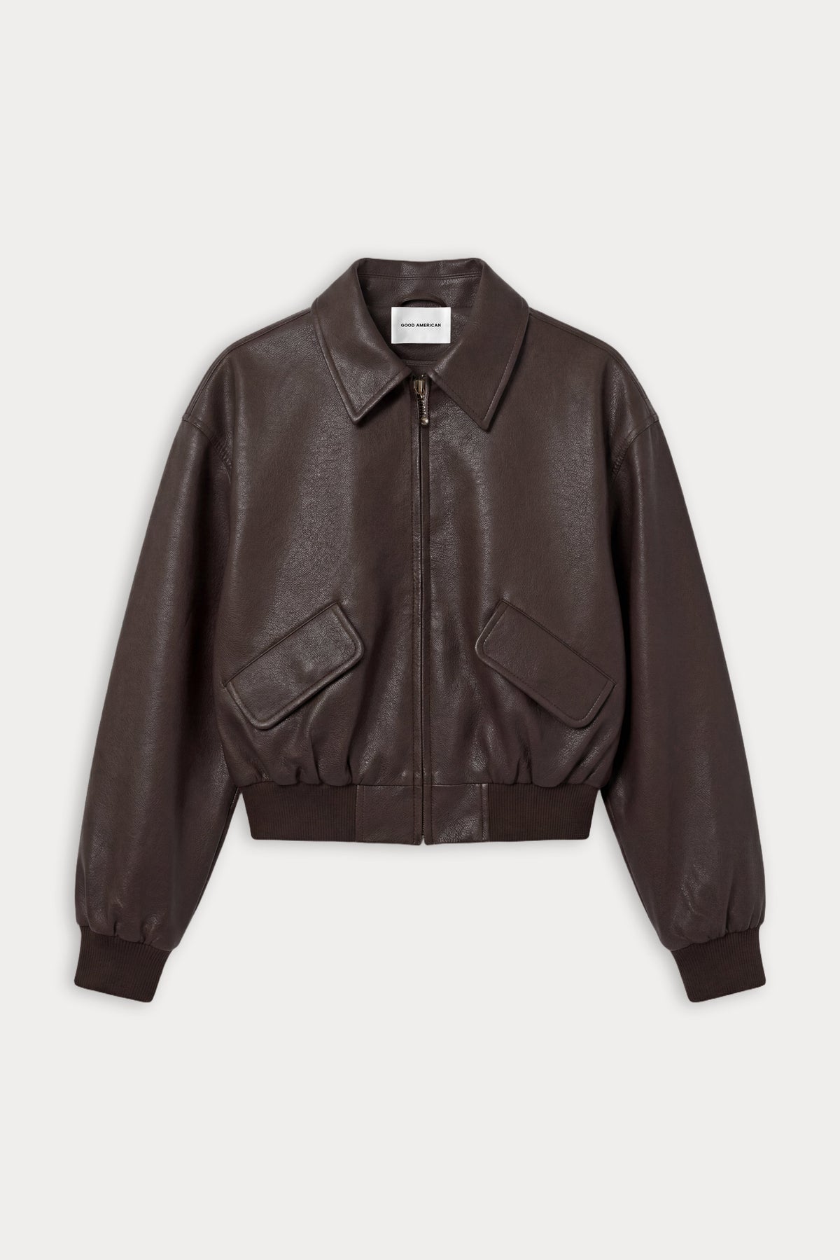 Premium THE BETTER THAN LEATHER BOMBER JACKET ESPRESSO