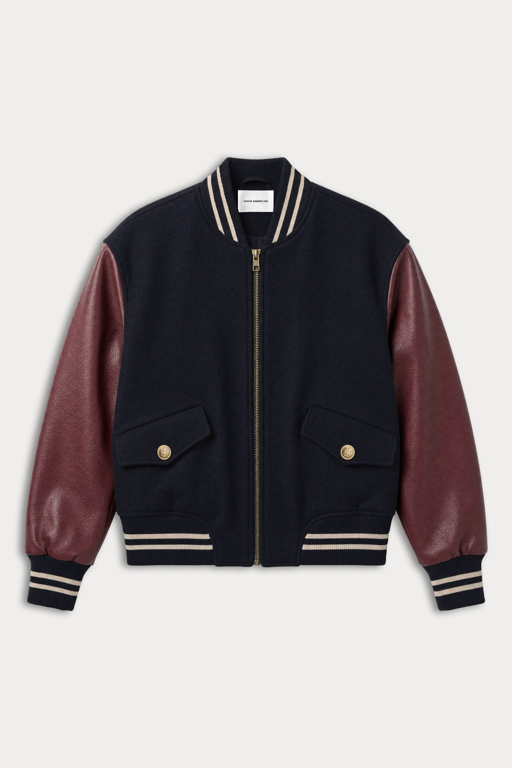 Premium THE TEAM VARSITY JACKET NEW NAVY002