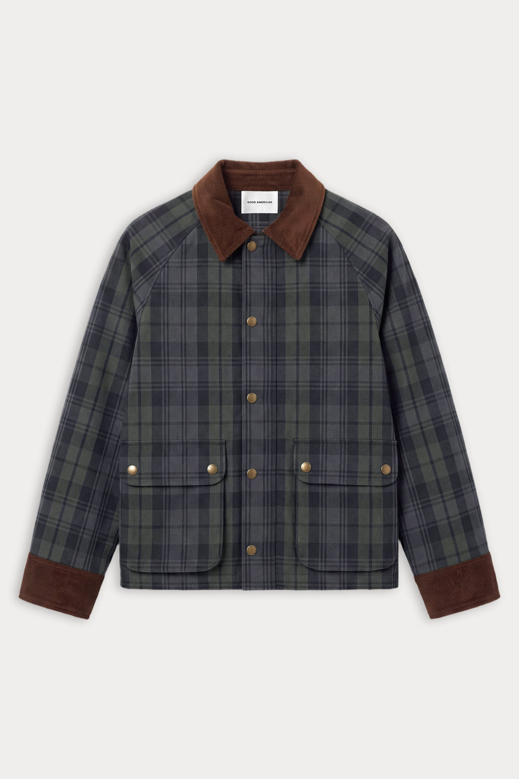 Premium THE HERITAGE JACKET NAVY AND GREEN PLAID