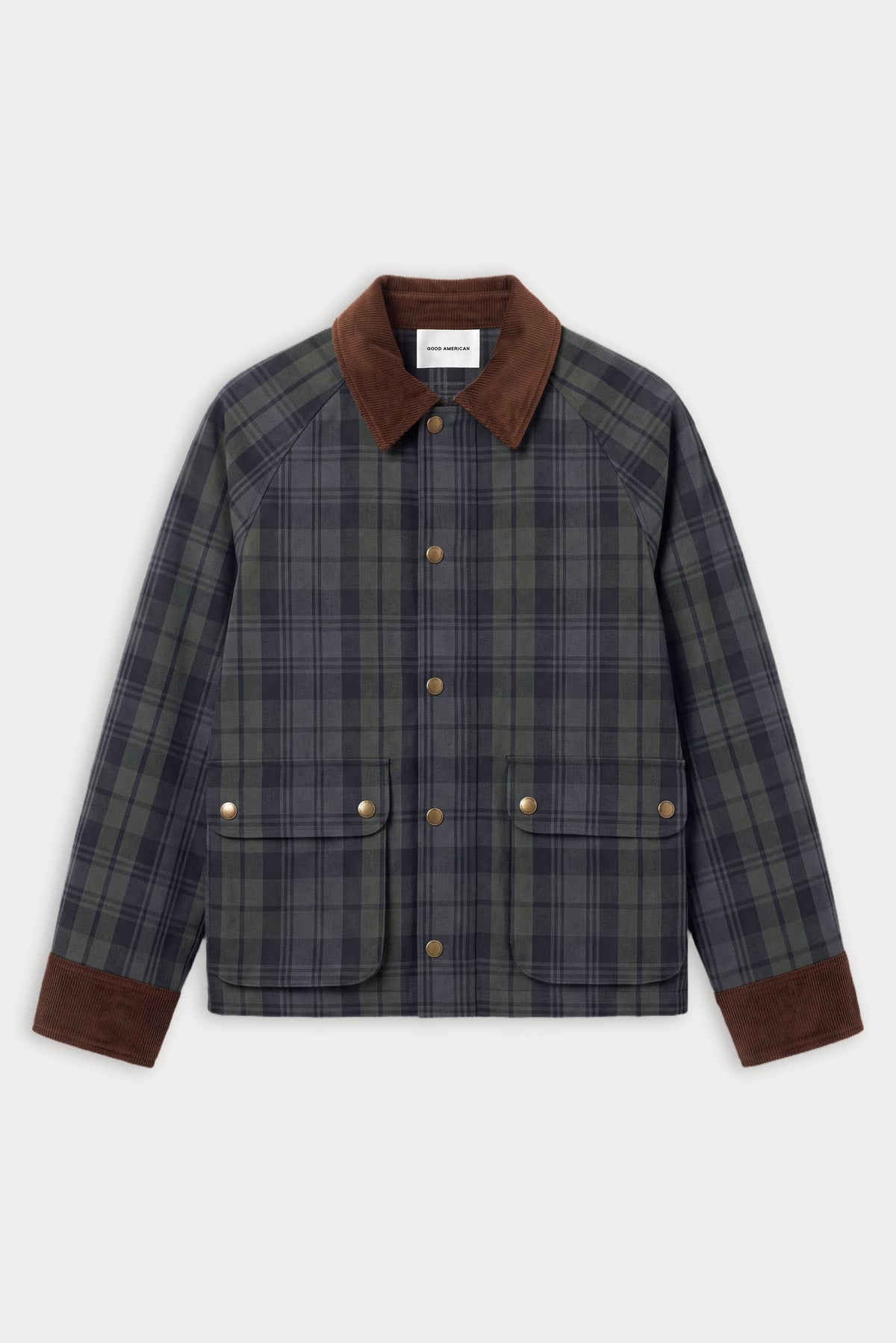 Premium THE HERITAGE JACKET NAVY AND GREEN PLAID