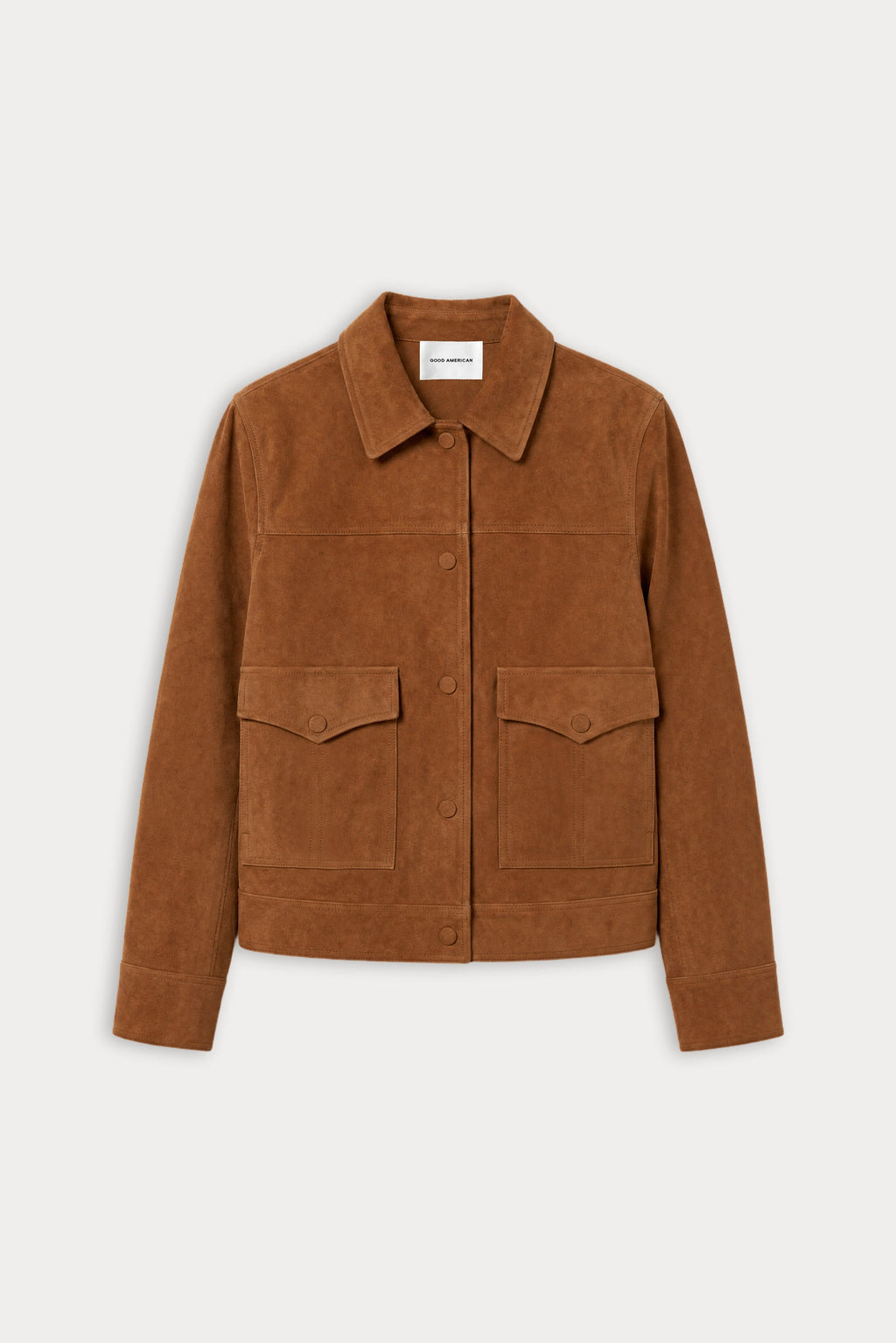 Premium THE SUEDE BOXY JACKET CAFE CLAY