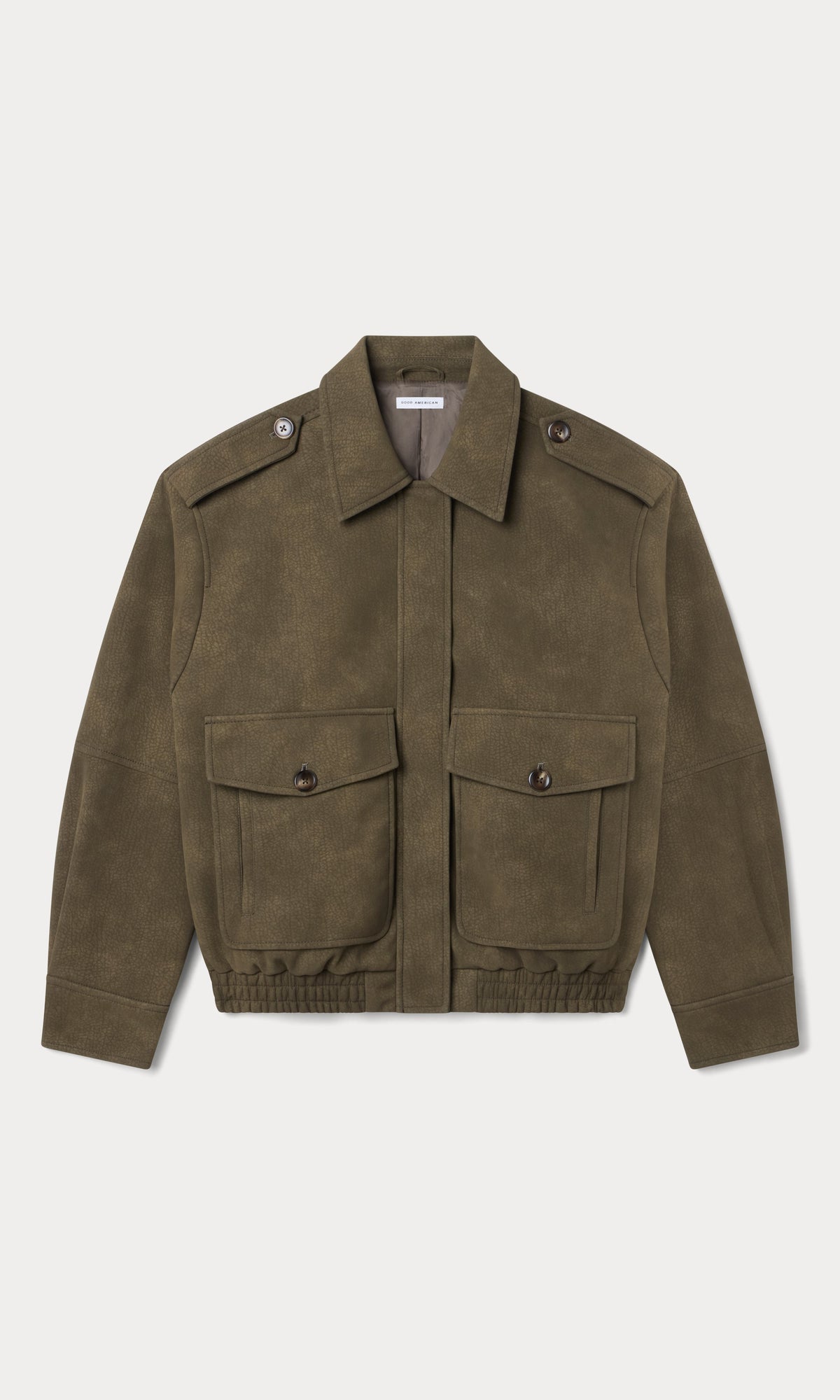 Premium THE BETTER THAN LEATHER BOMBER JACKET STONE