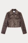 Premium THE PONYHAIR SWING JACKET DEEP CHOCOLATE FAWN