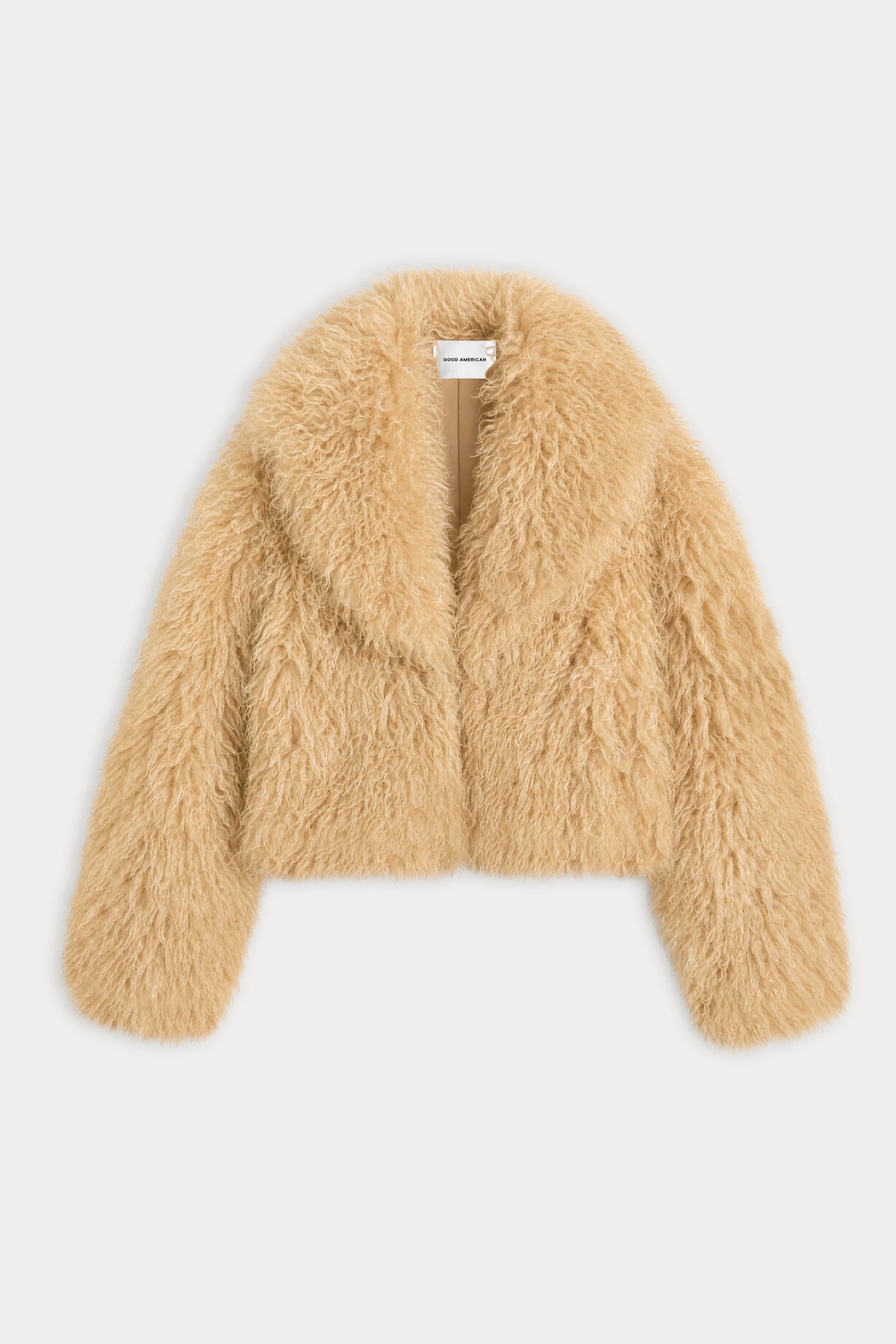 Premium THE FAUX FUR COAT SAND