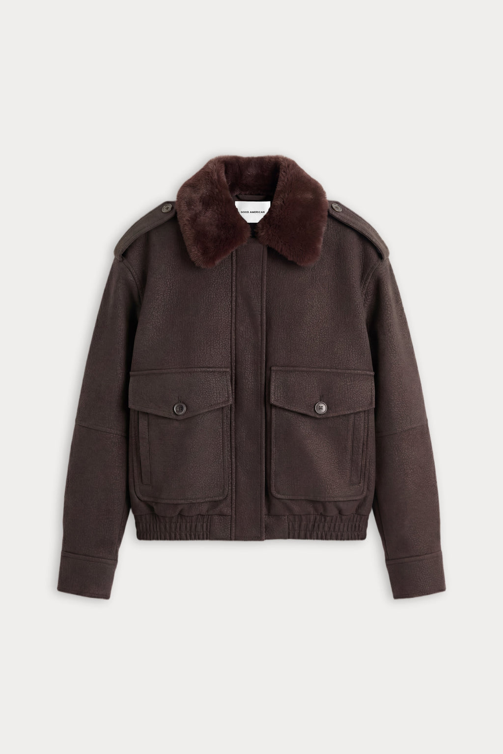 Premium THE BETTER THAN LEATHER BOMBER JACKET ESPRESSO