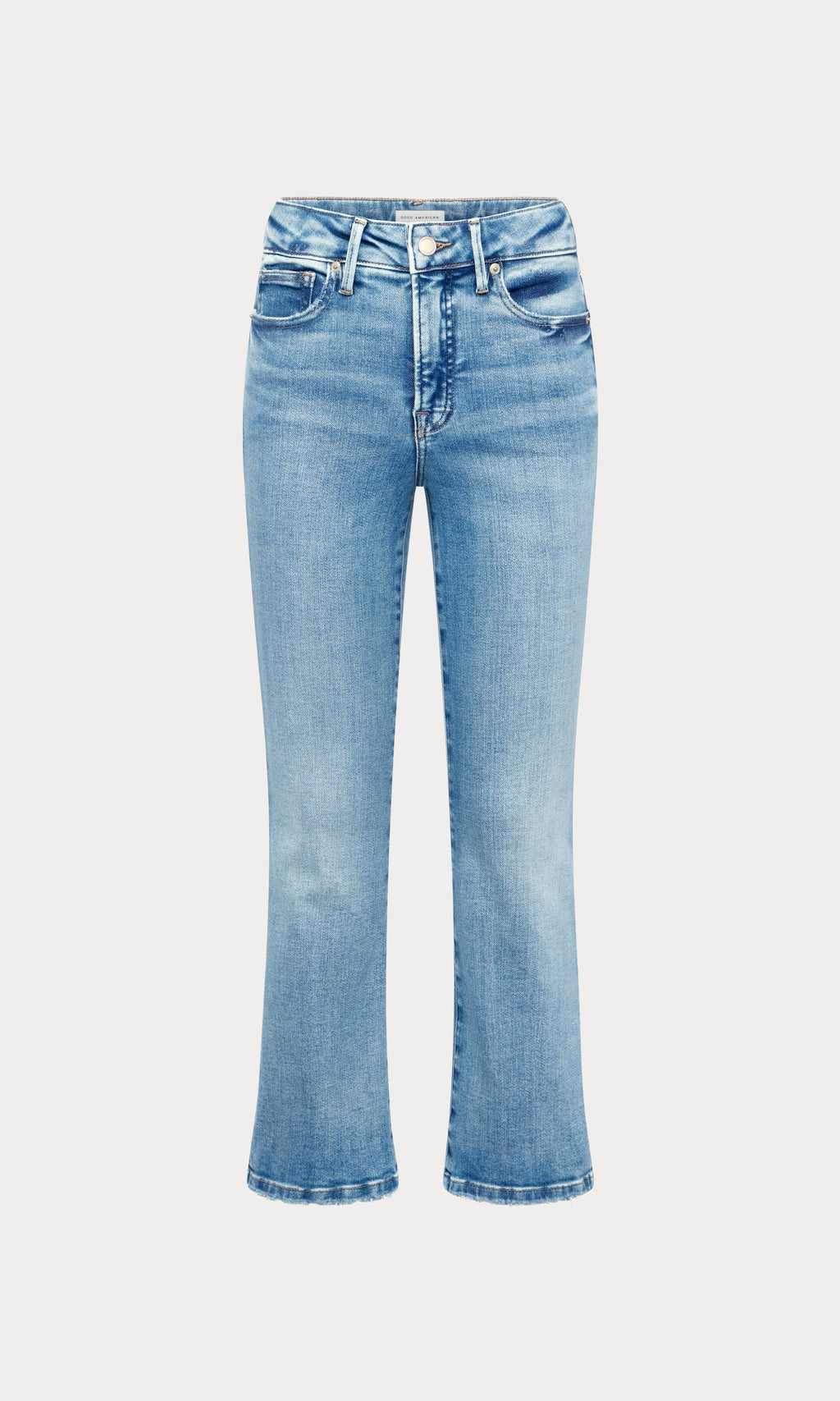 Premium SOFT TECH GOOD LEGS CROP MINI BOOT JEANS INDIGO1214