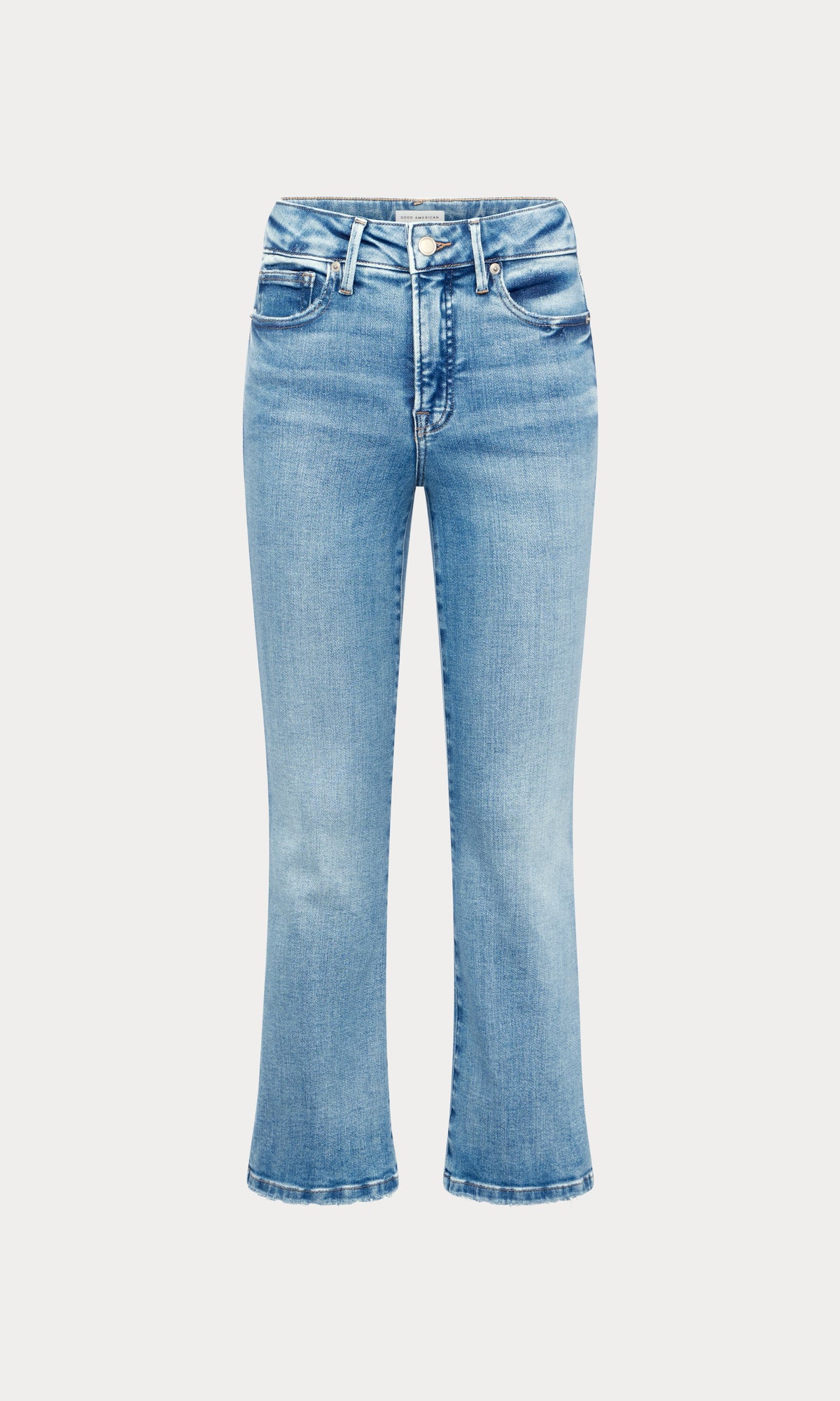Premium SOFT TECH GOOD LEGS CROP MINI BOOT JEANS INDIGO1214