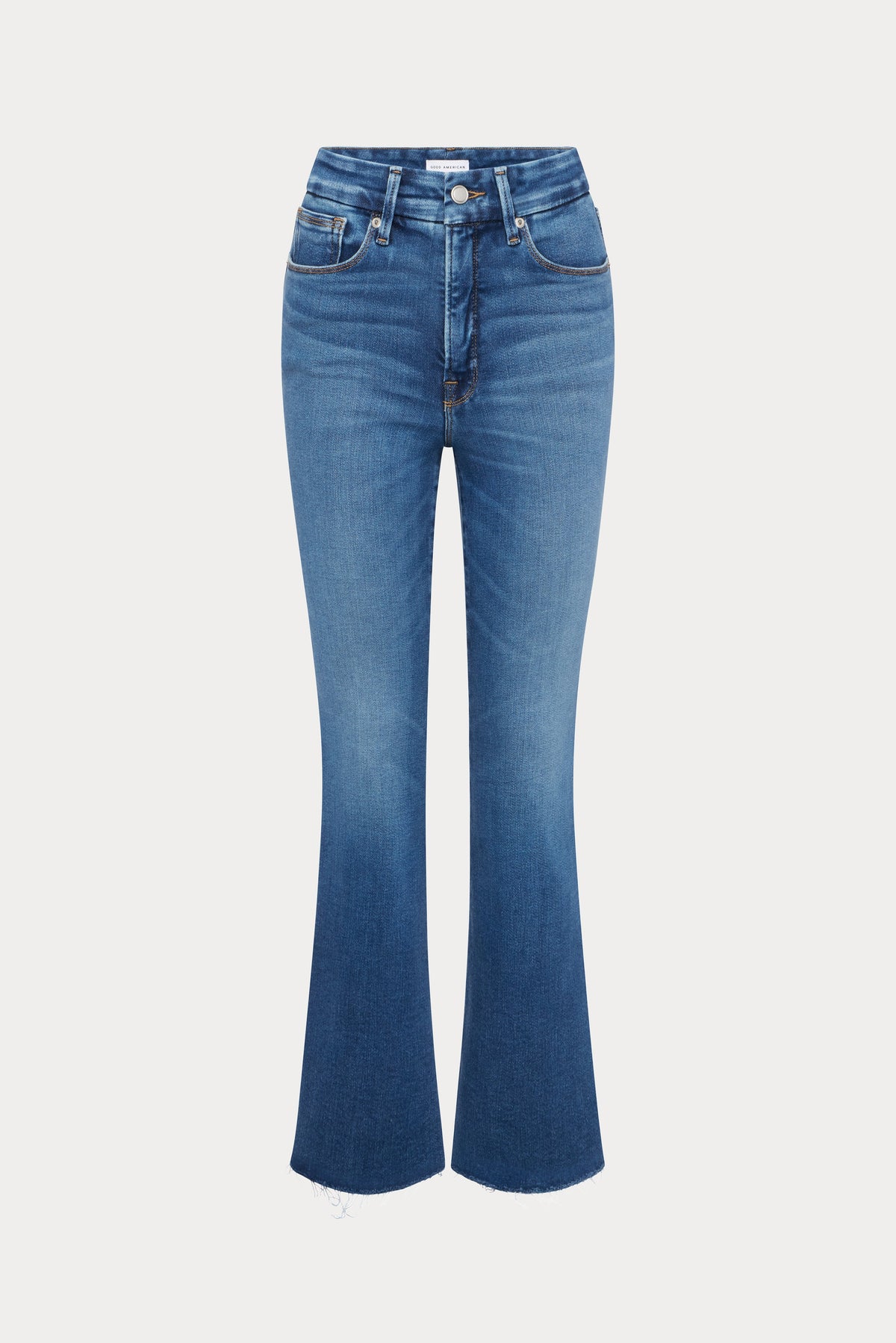 Premium SOFT TECH GOOD LEGS CROPPED MINI BOOT JEANSINDIGO818