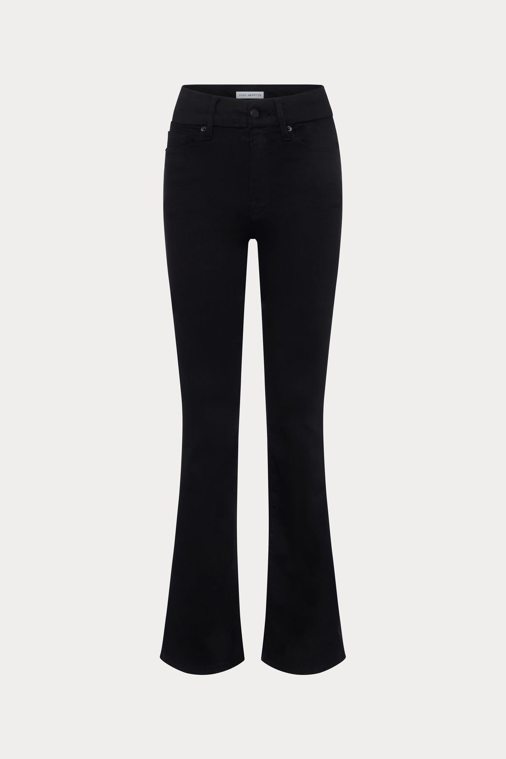 Premium NEVER FADE GOOD PETITE FLARE JEANS BLACK