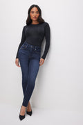 Premium GOOD PETITE SKINNY JEANS BLUE866