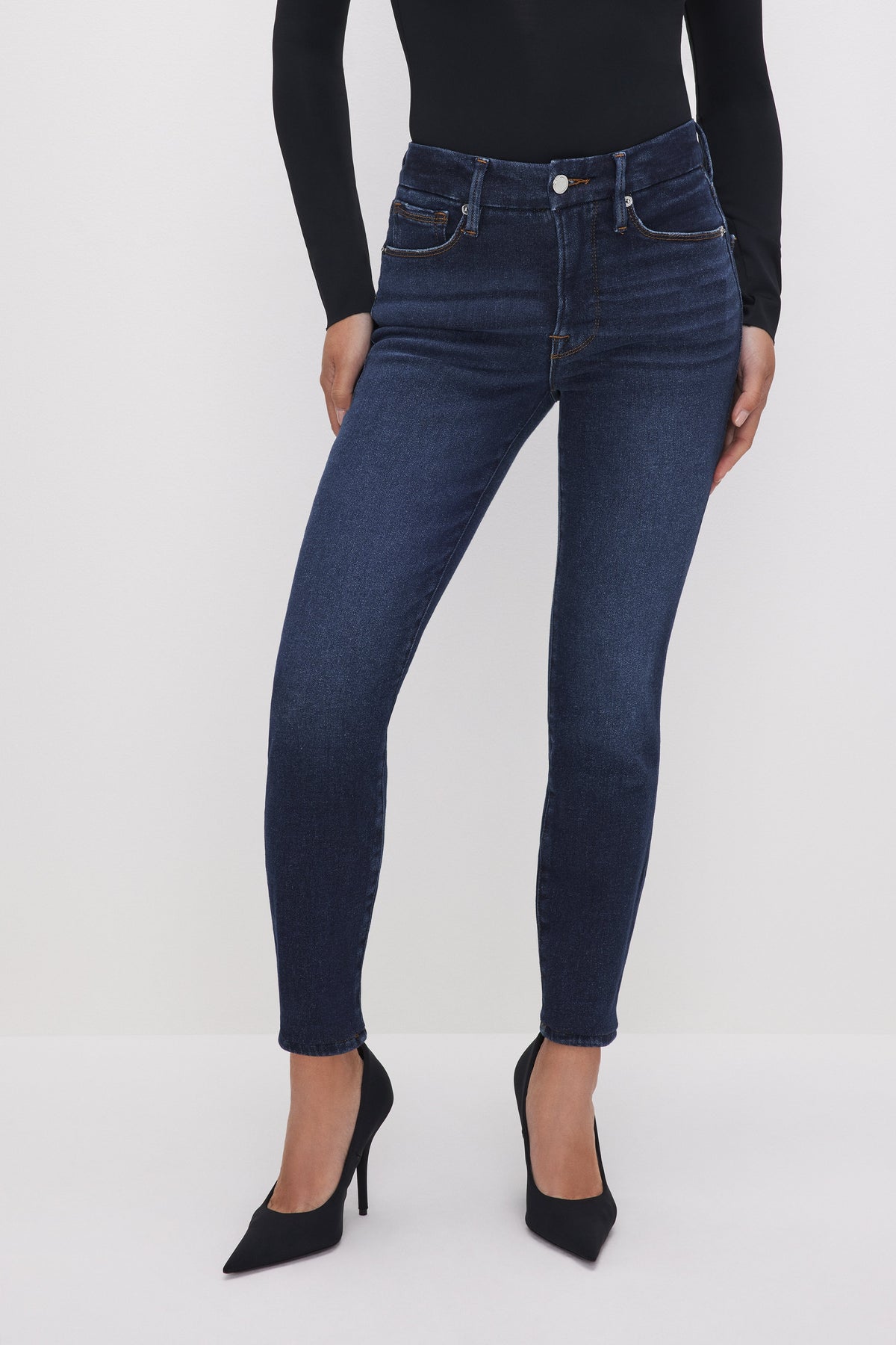 Premium GOOD PETITE SKINNY JEANS BLUE866