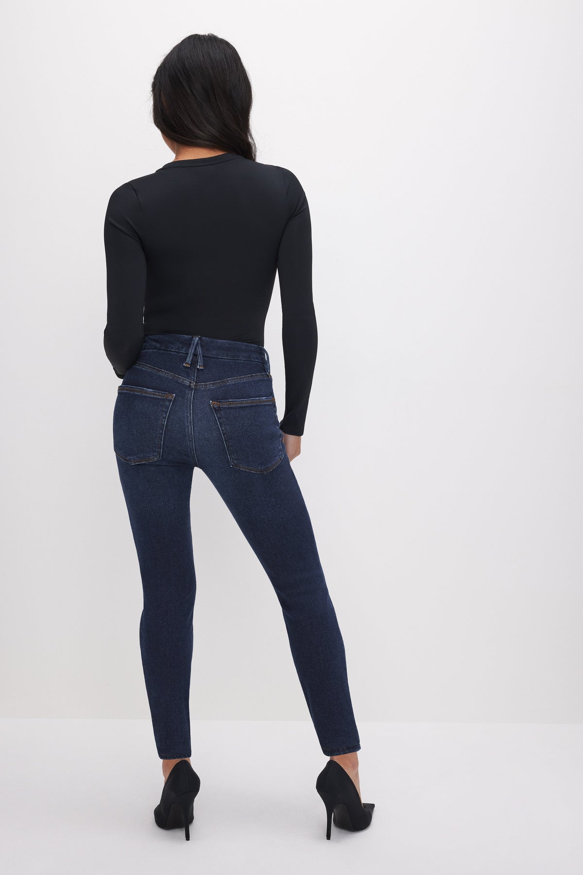 Premium GOOD PETITE SKINNY JEANS BLUE866