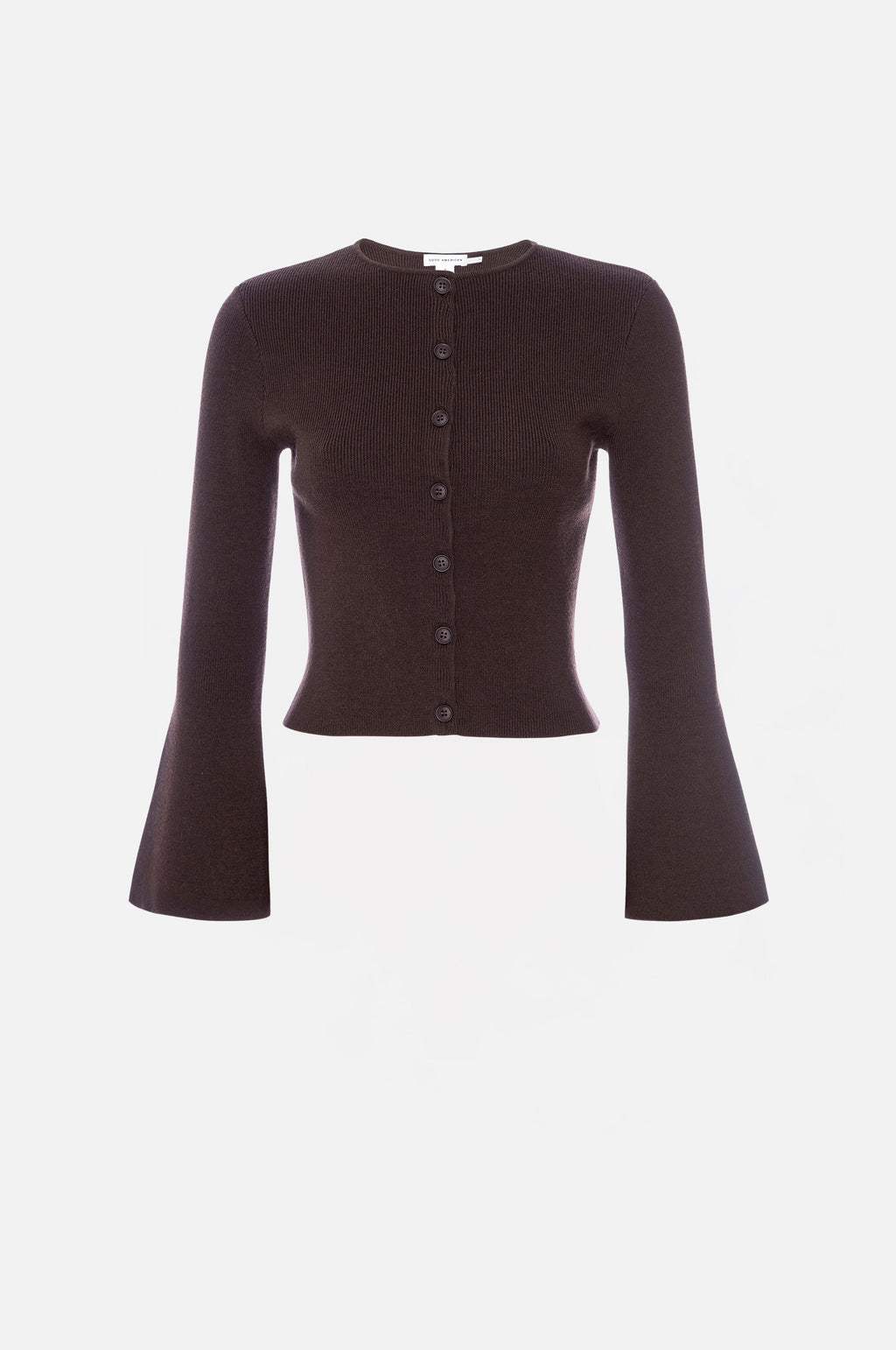 Premium BELL SLEEVE KNIT CARDIGAN BARK003