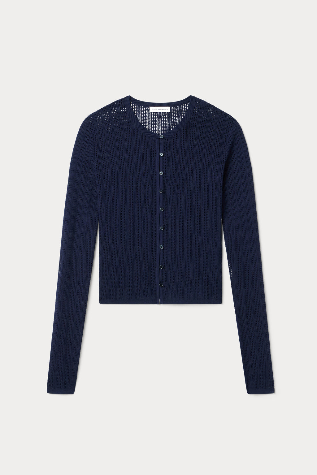 Premium THE OPEN KNIT CARDIGAN MIDNIGHT BLUE