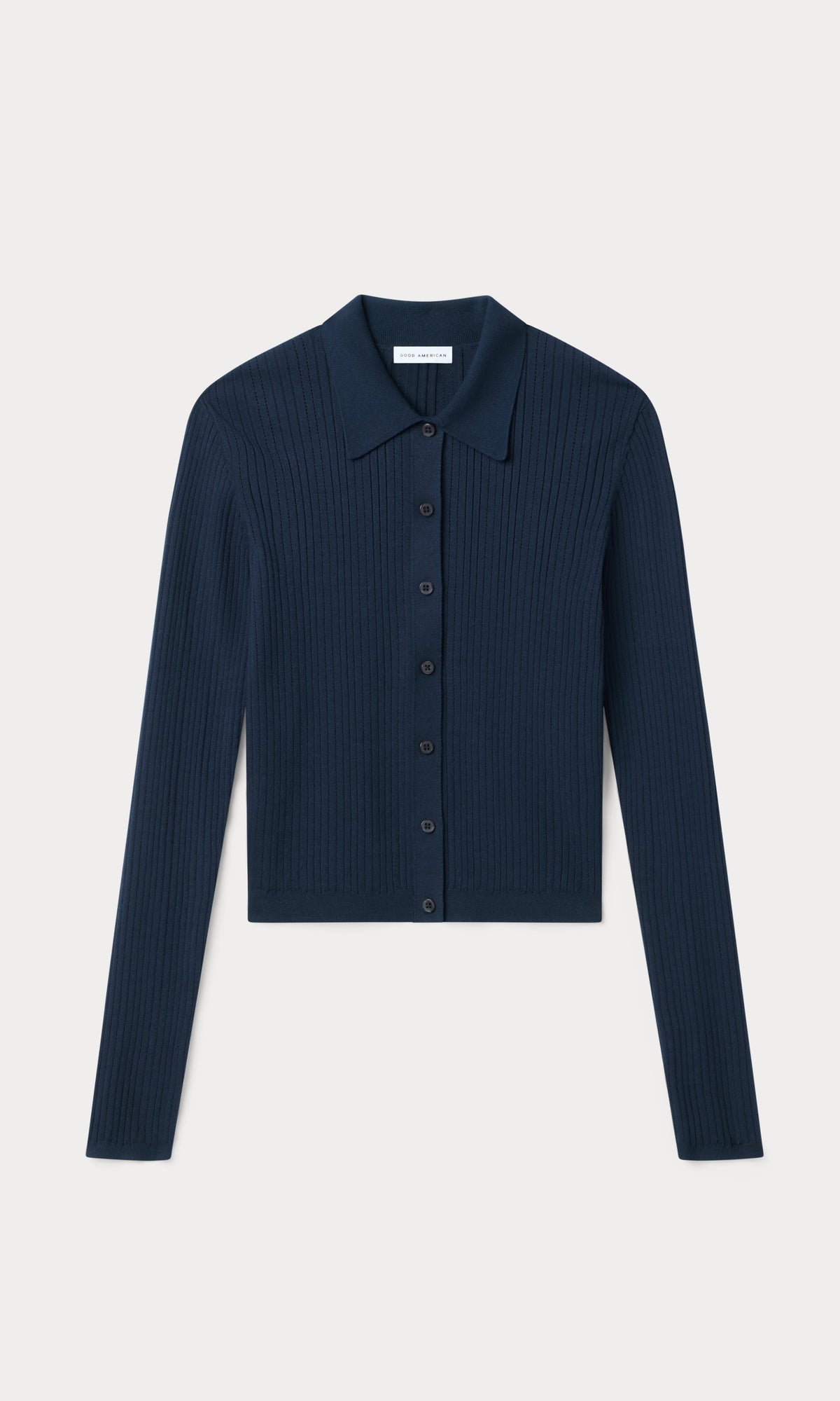 Premium THE LADDER RIB CARDIGAN MIDNIGHT BLUE