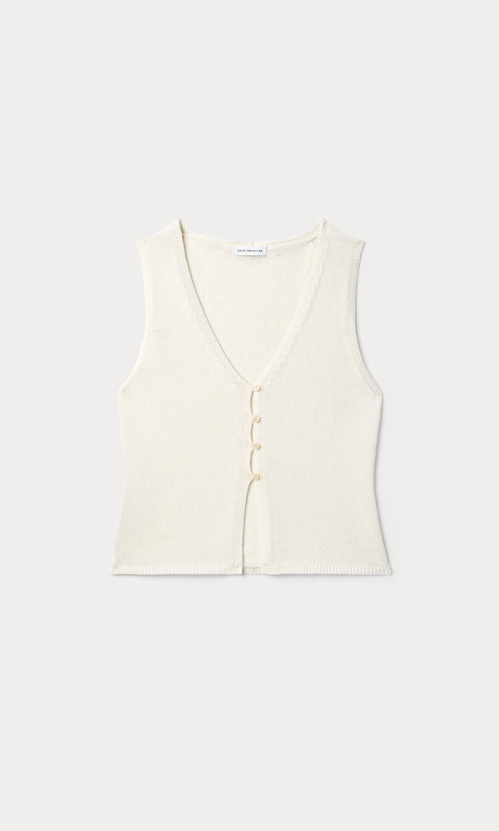 Premium THE KNIT VEST WHITE001