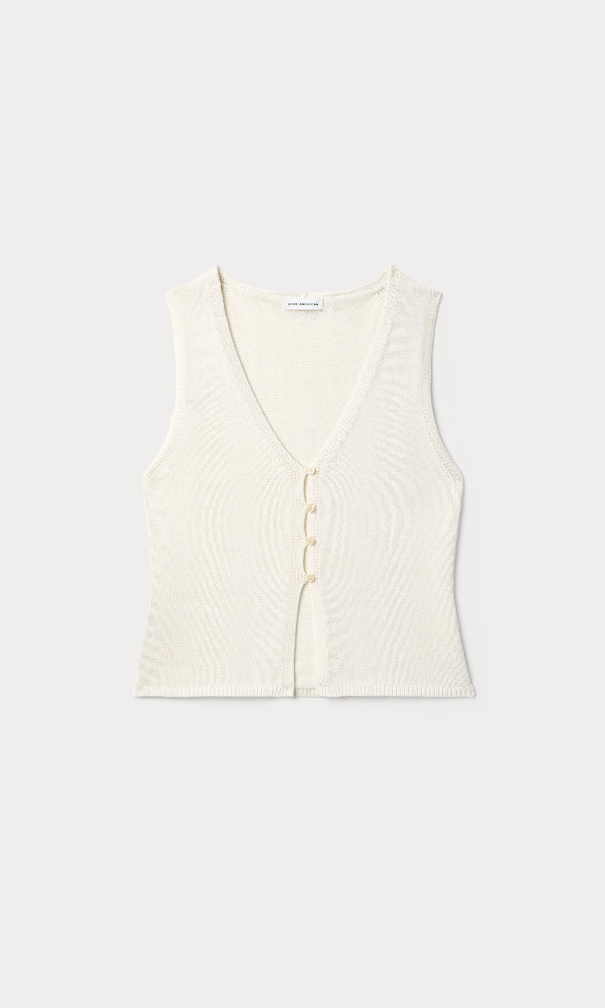 Premium THE KNIT VEST WHITE001