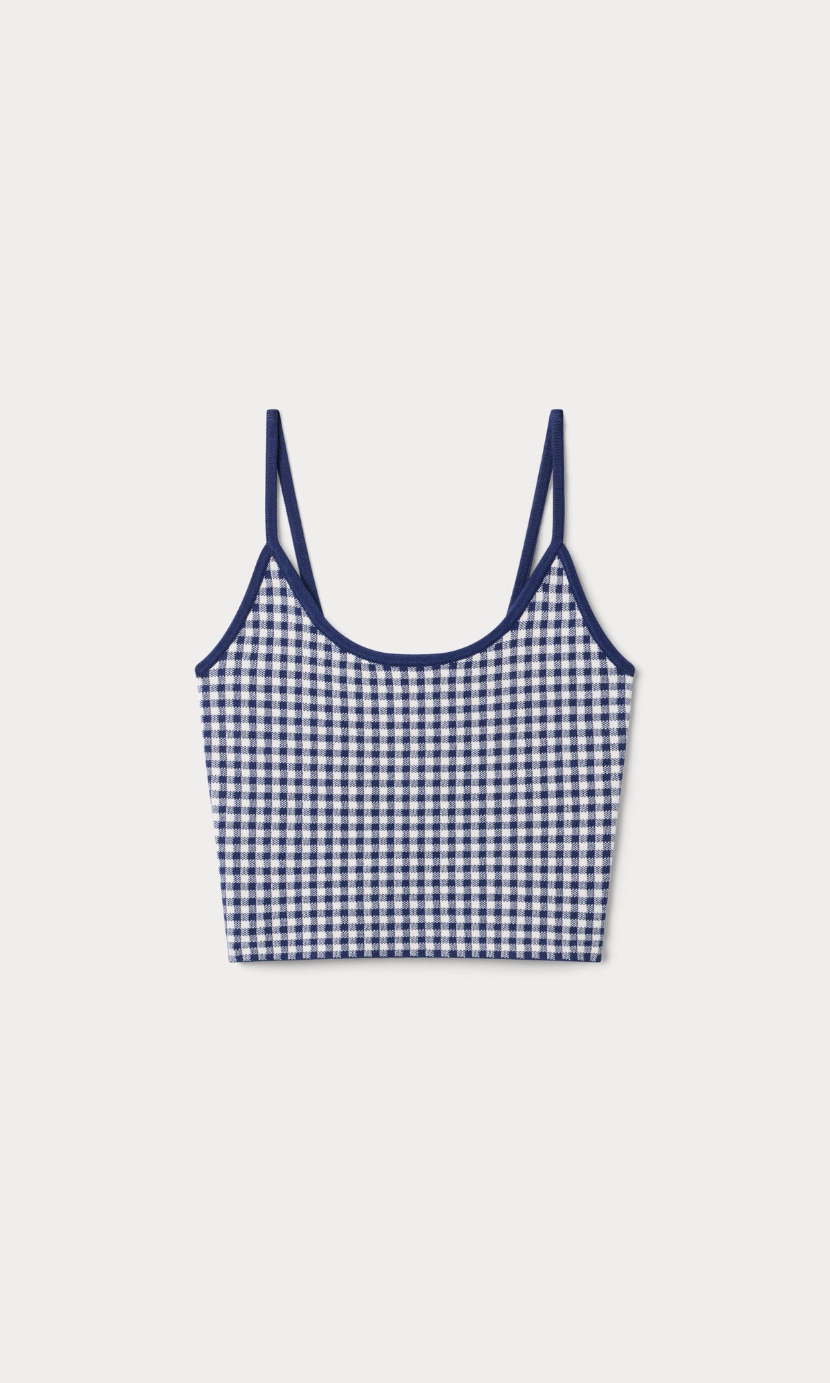 Premium THE KEEPSAKE TANK NAVY GINGHAM