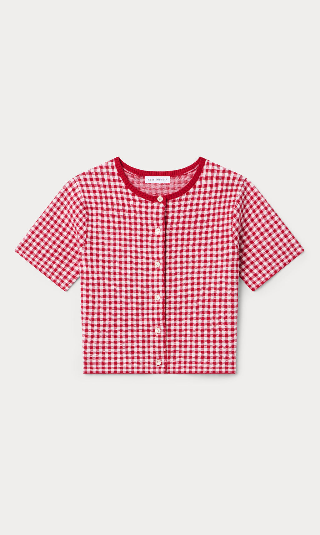 Premium THE KEEPSAKE CARDIGAN CHERRY GINGHAM