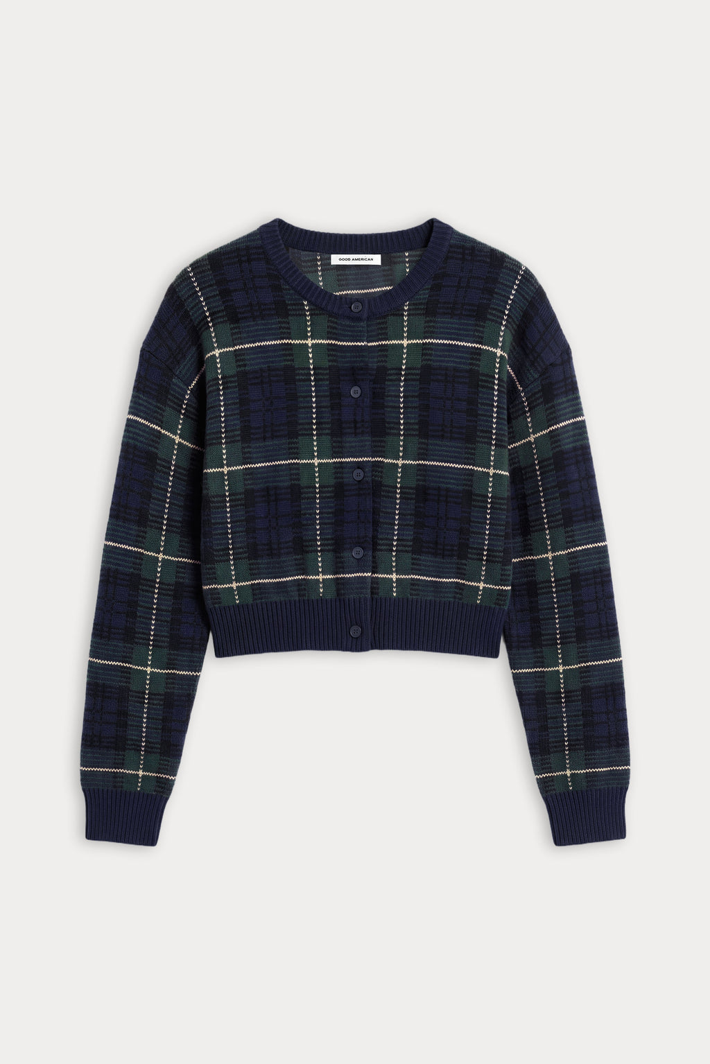Premium THE JACQUARD CARDIGAN FOREST PLAID