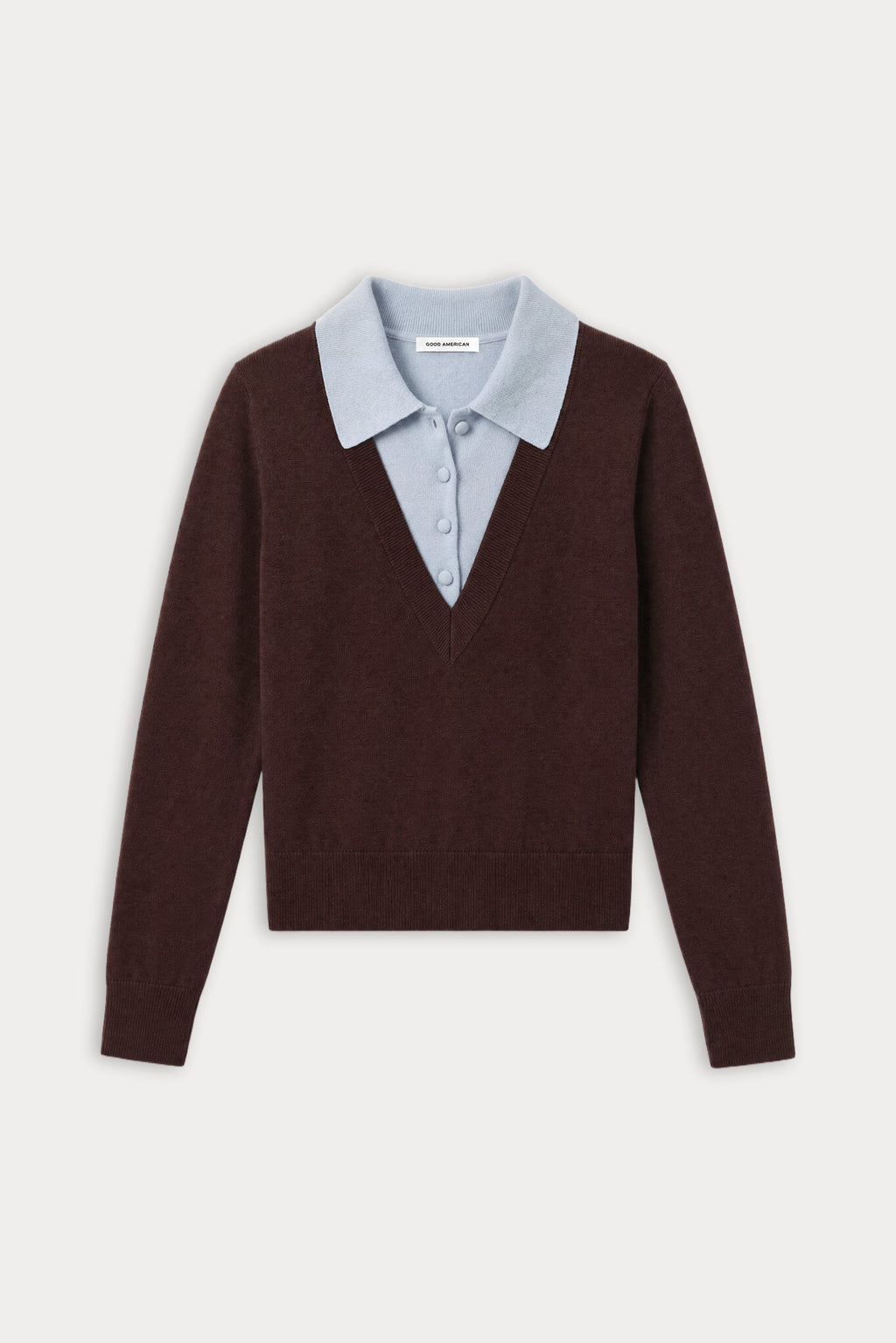 Premium THE TWO IN ONE SWEATER MOCHA WITH SKY