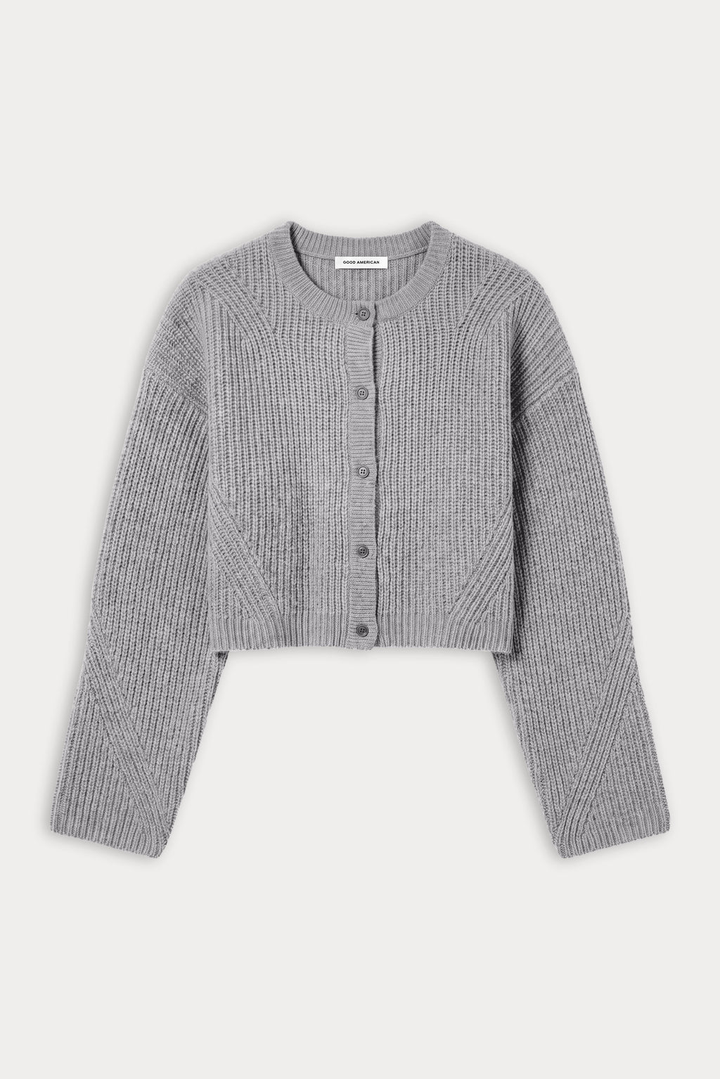 Premium THE CHUNKY KNIT CARDIGAN HEATHER GREY