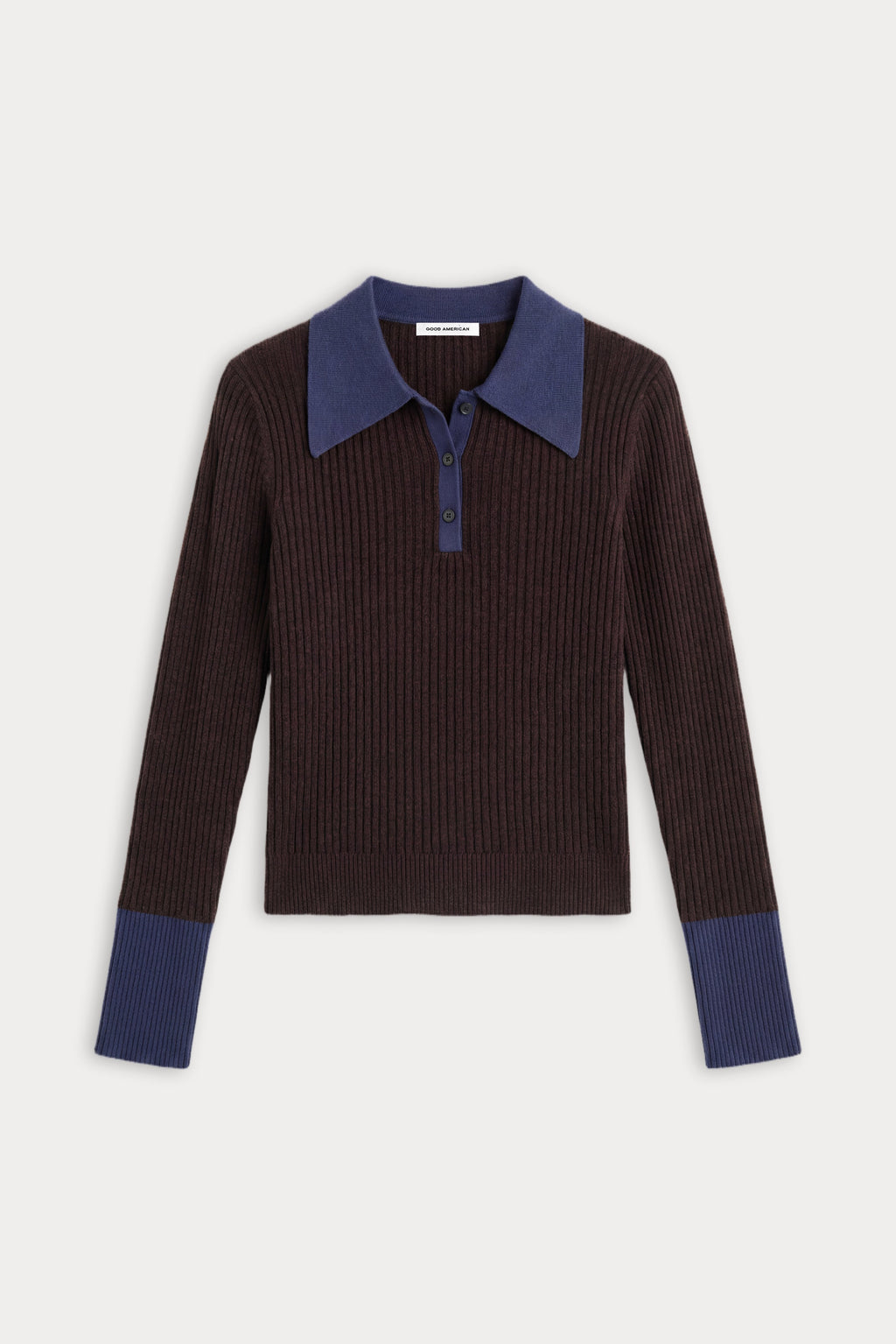 Premium THE KNIT POLO SWEATER ESPRESSO