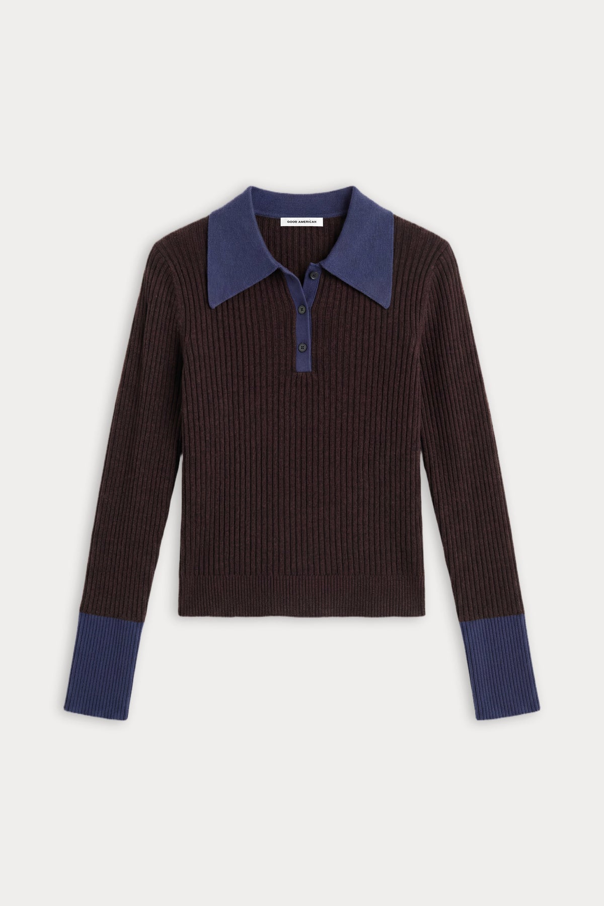 Premium THE KNIT POLO SWEATER ESPRESSO