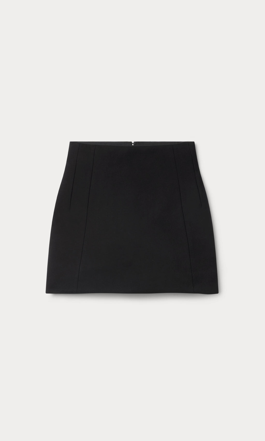 Premium SOFT STRETCH PONTE MINI SKIRT BLACK001
