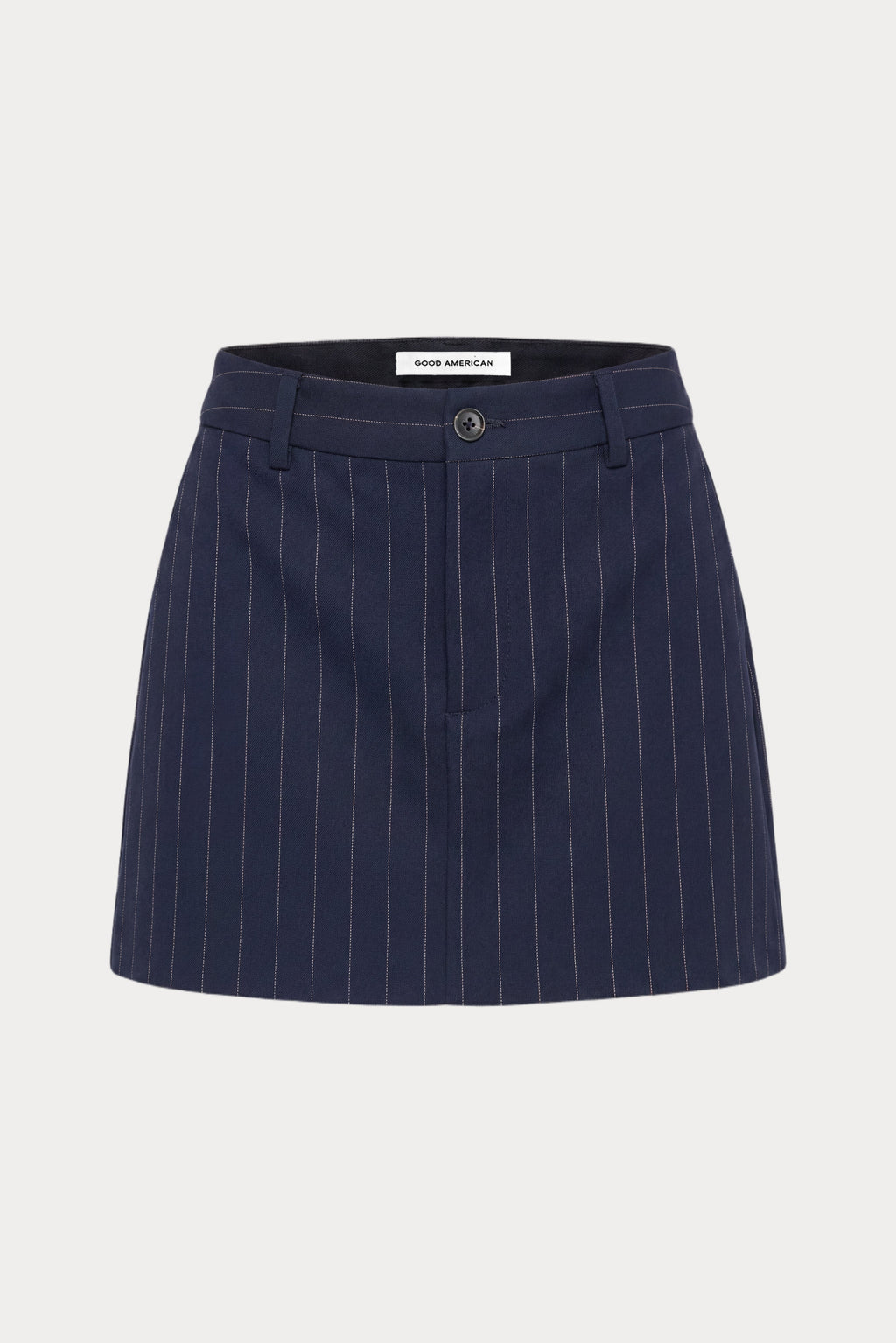 Premium THE TROUSER MINI SKIRT NAVY PINSTRIPE