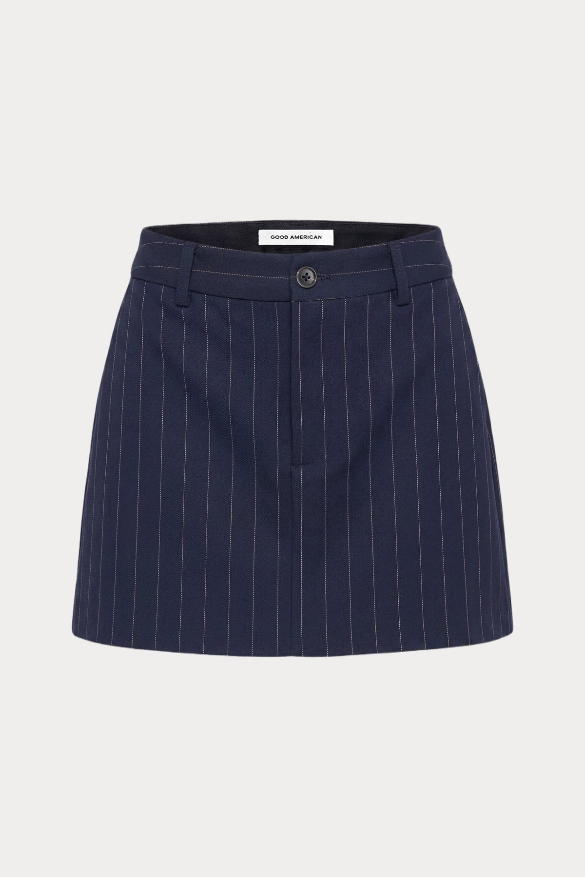 Premium THE TROUSER MINI SKIRT NAVY PINSTRIPE