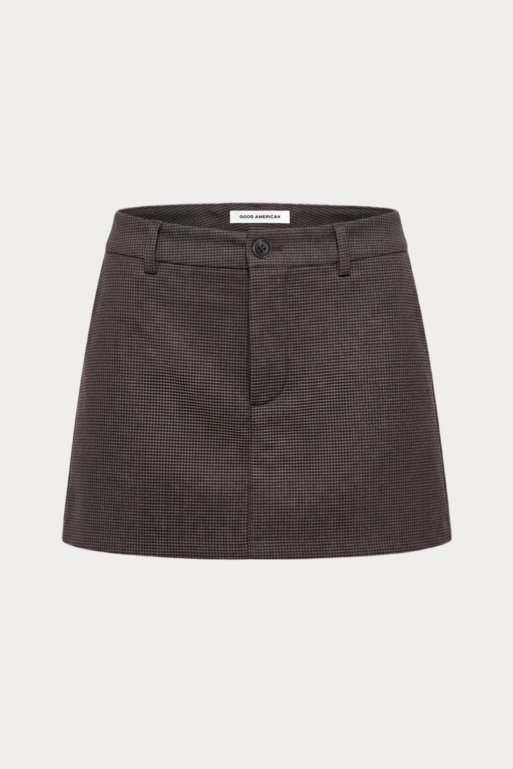 Premium THE TROUSER MINI SKIRT CHARCOAL MINI HOUNDSTOOTH