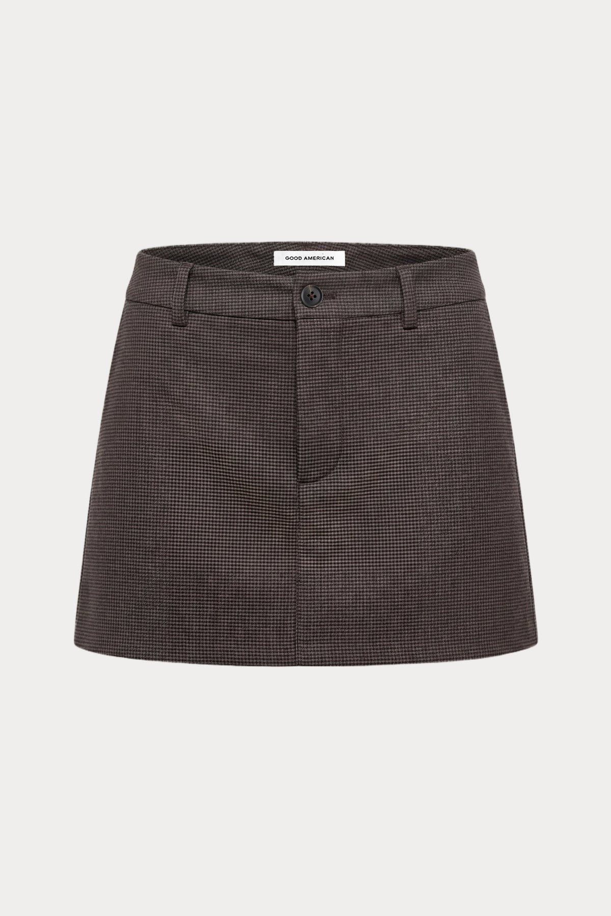Premium THE TROUSER MINI SKIRT CHARCOAL MINI HOUNDSTOOTH
