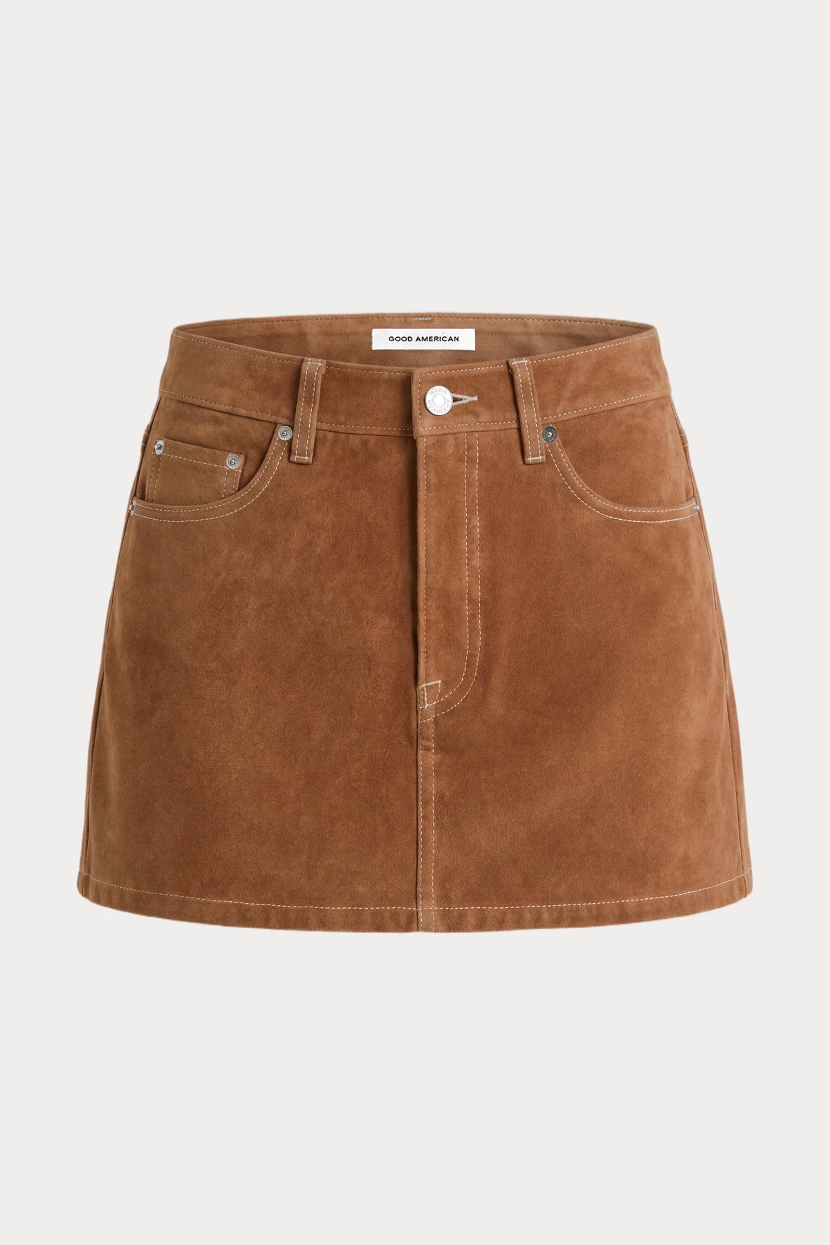Premium THE BETTER THAN SUEDE MINI SKIRT CAFE CLAY
