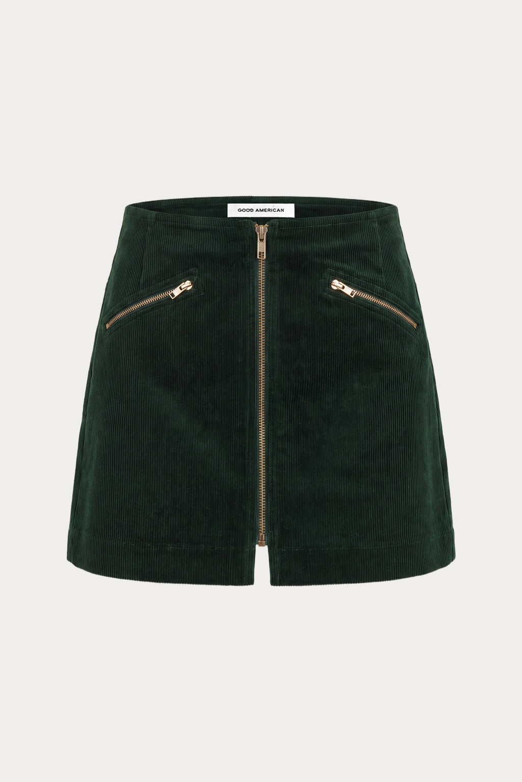 Premium THE CORD MINI SKIRT FOREST GREEN