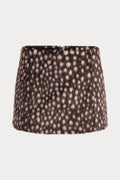 Premium THE PONYHAIR SKIRT DEEP CHOCOLATE FAWN