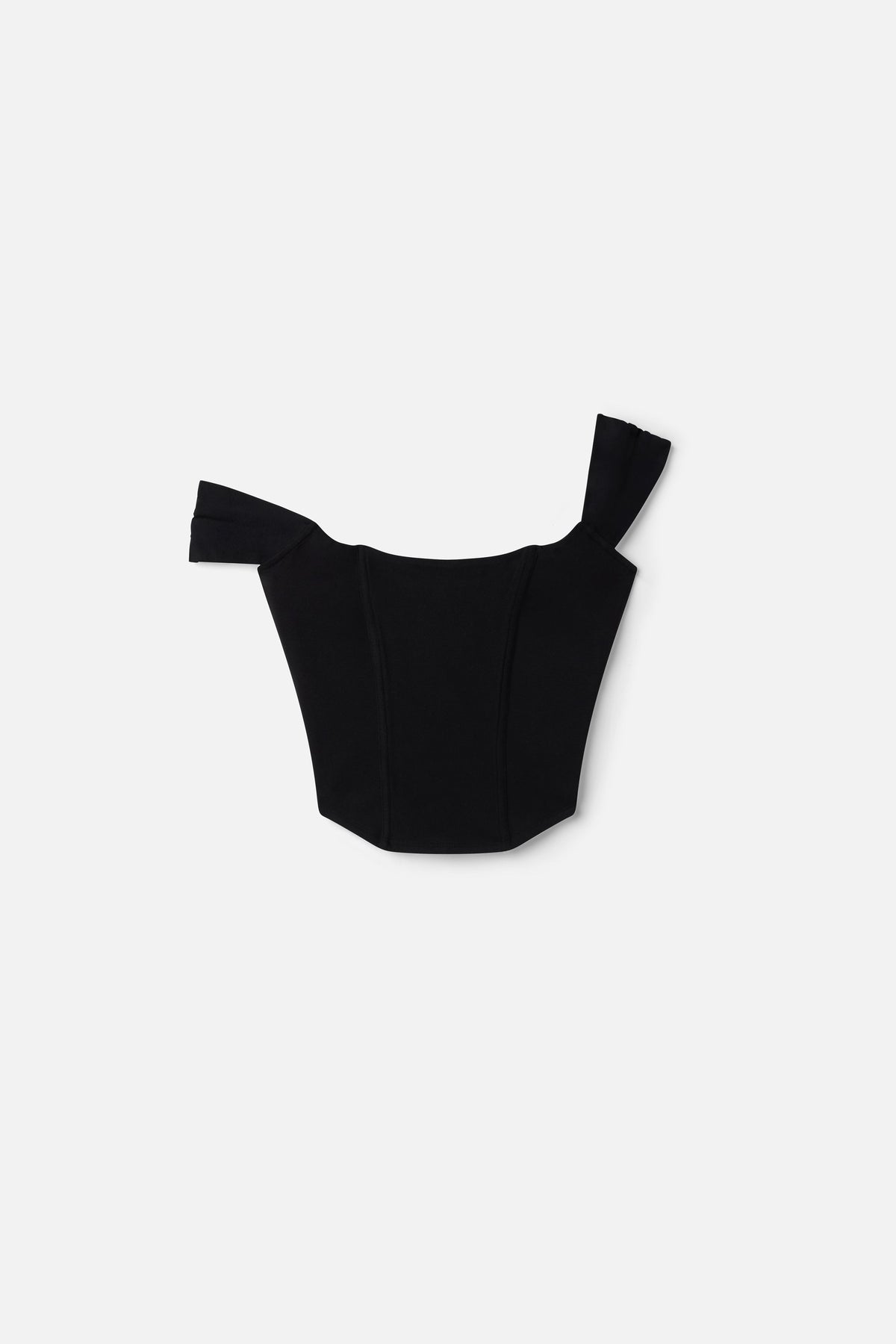 Premium DOLLY SUPER STRETCH CORSET TOP BLACK001