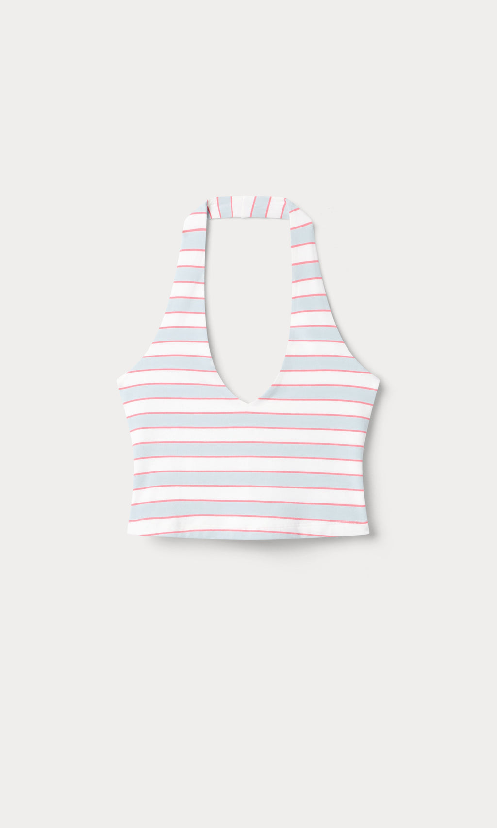 Premium THE HALTER TANK SKY STRIPE
