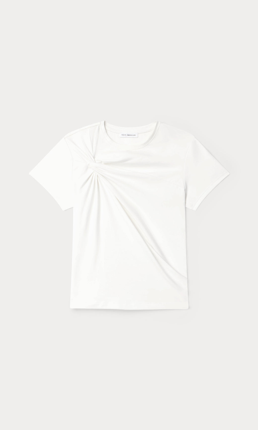 Premium SUPER STRETCH TWIST TEE WHITE001