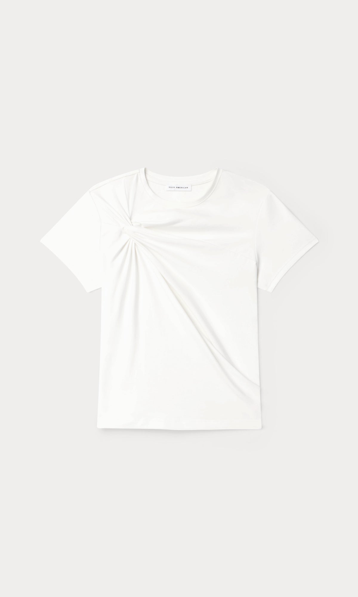 Premium SUPER STRETCH TWIST TEE WHITE001