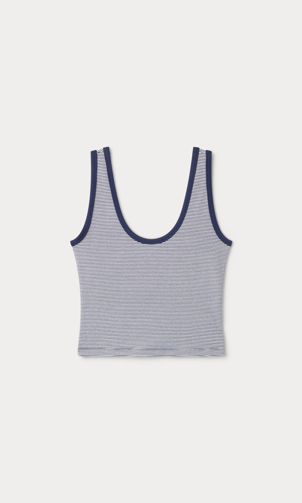Premium SUPER STRETCH RINGER TANK HORIZON STRIPE