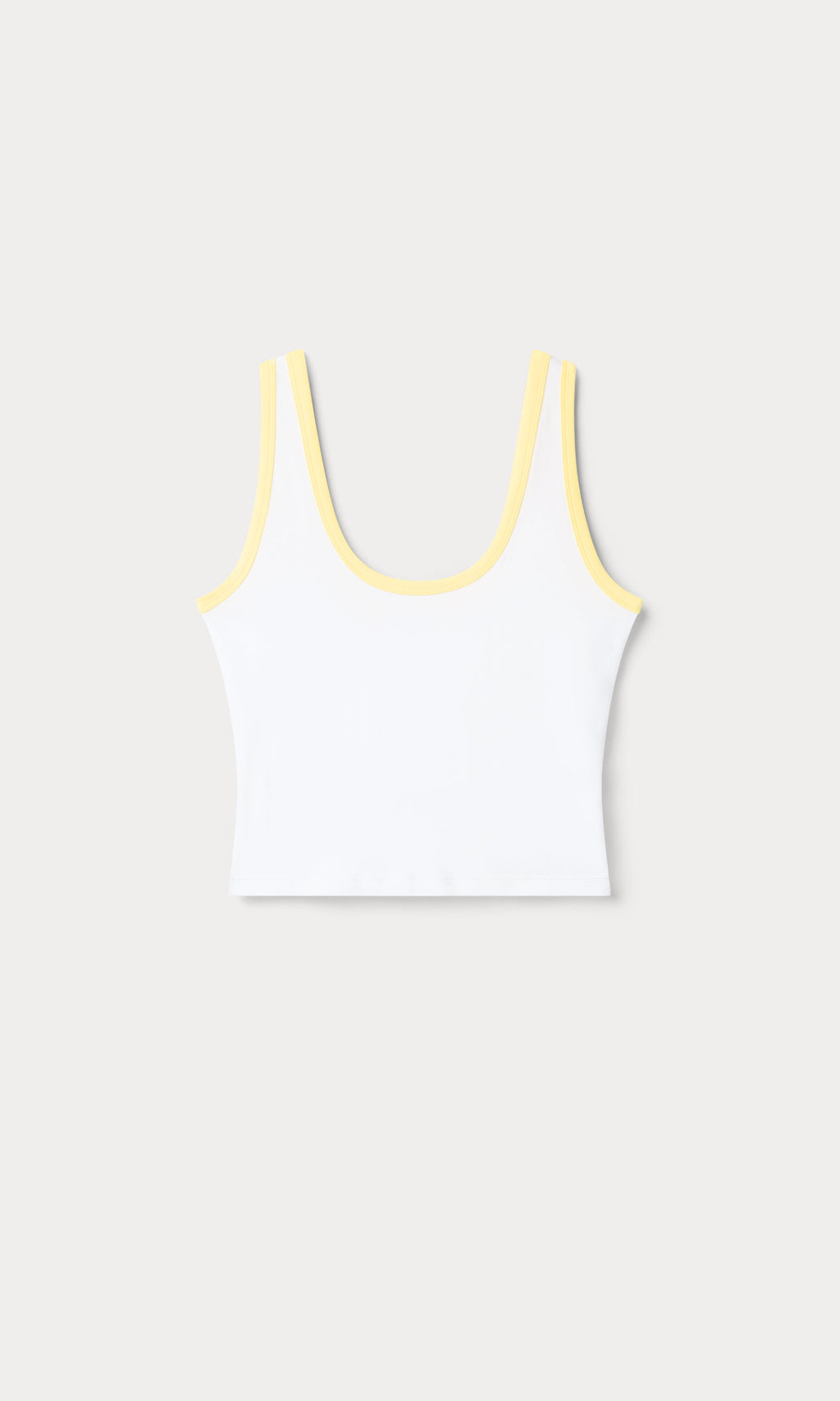Premium SUPER STRETCH RINGER TANK WHITE001