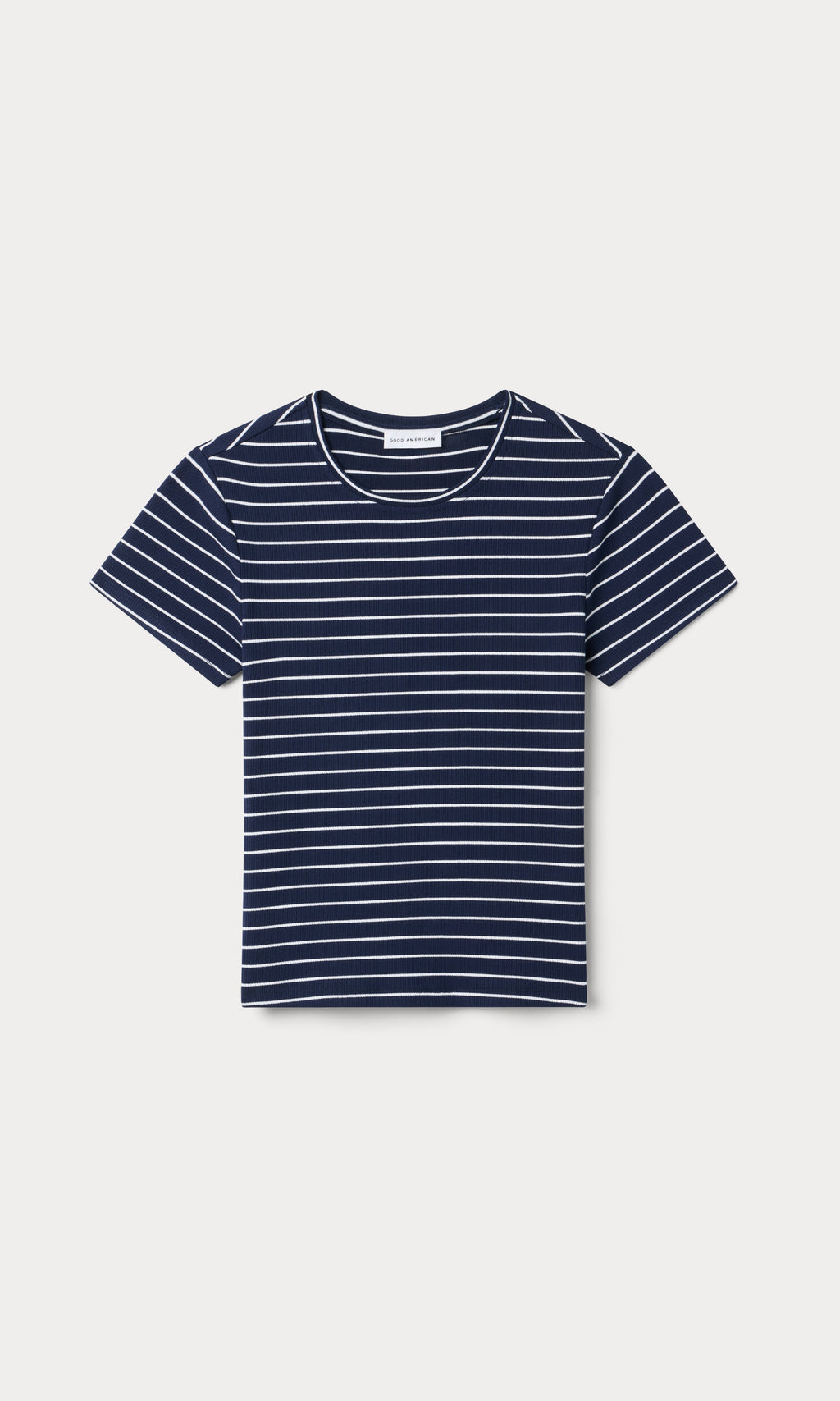 Premium THE RIB BABY TEE SIMPLE STRIPE HORIZON INK